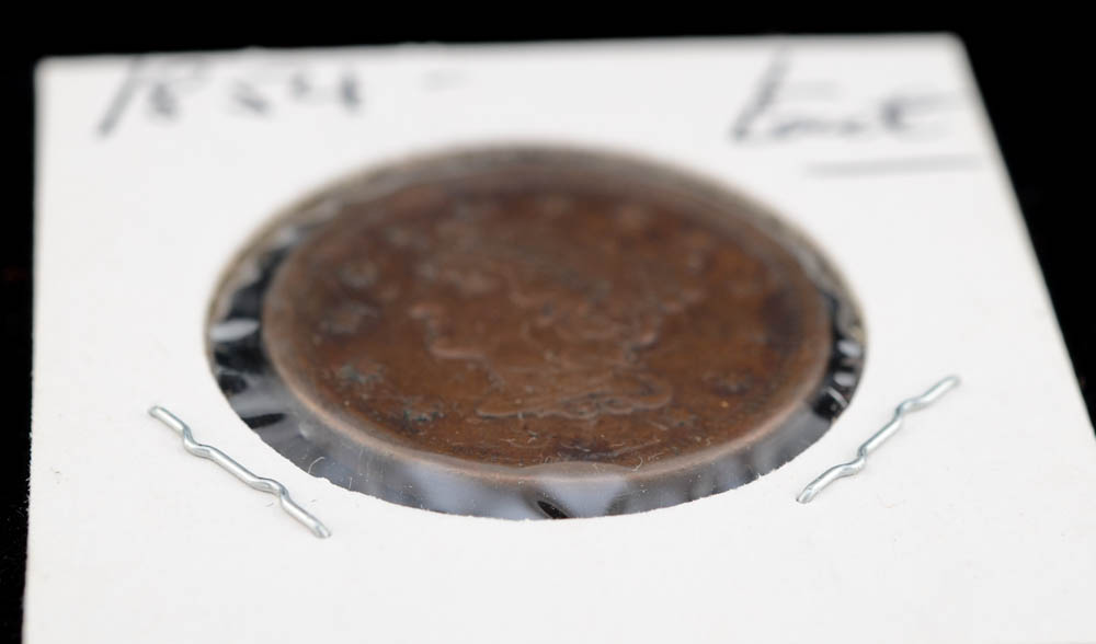 1854 Braided Hair Large Cent