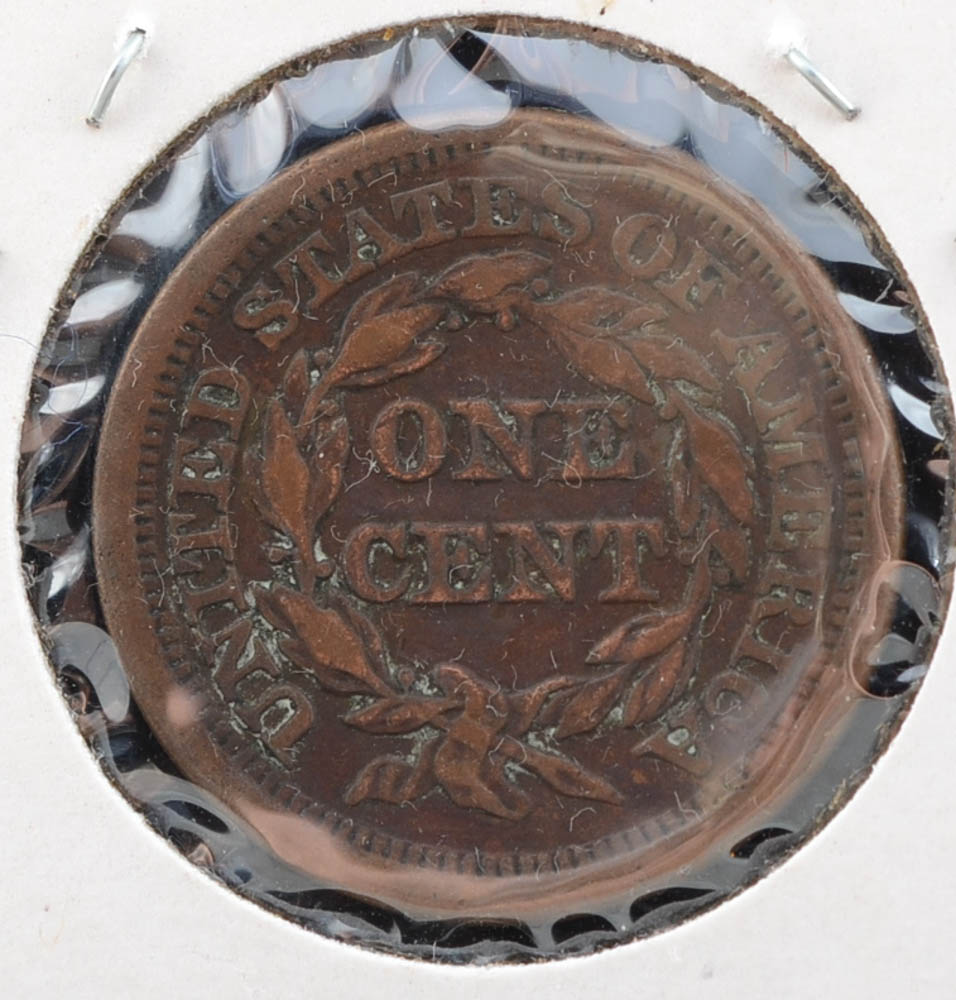 1854 Braided Hair Large Cent
