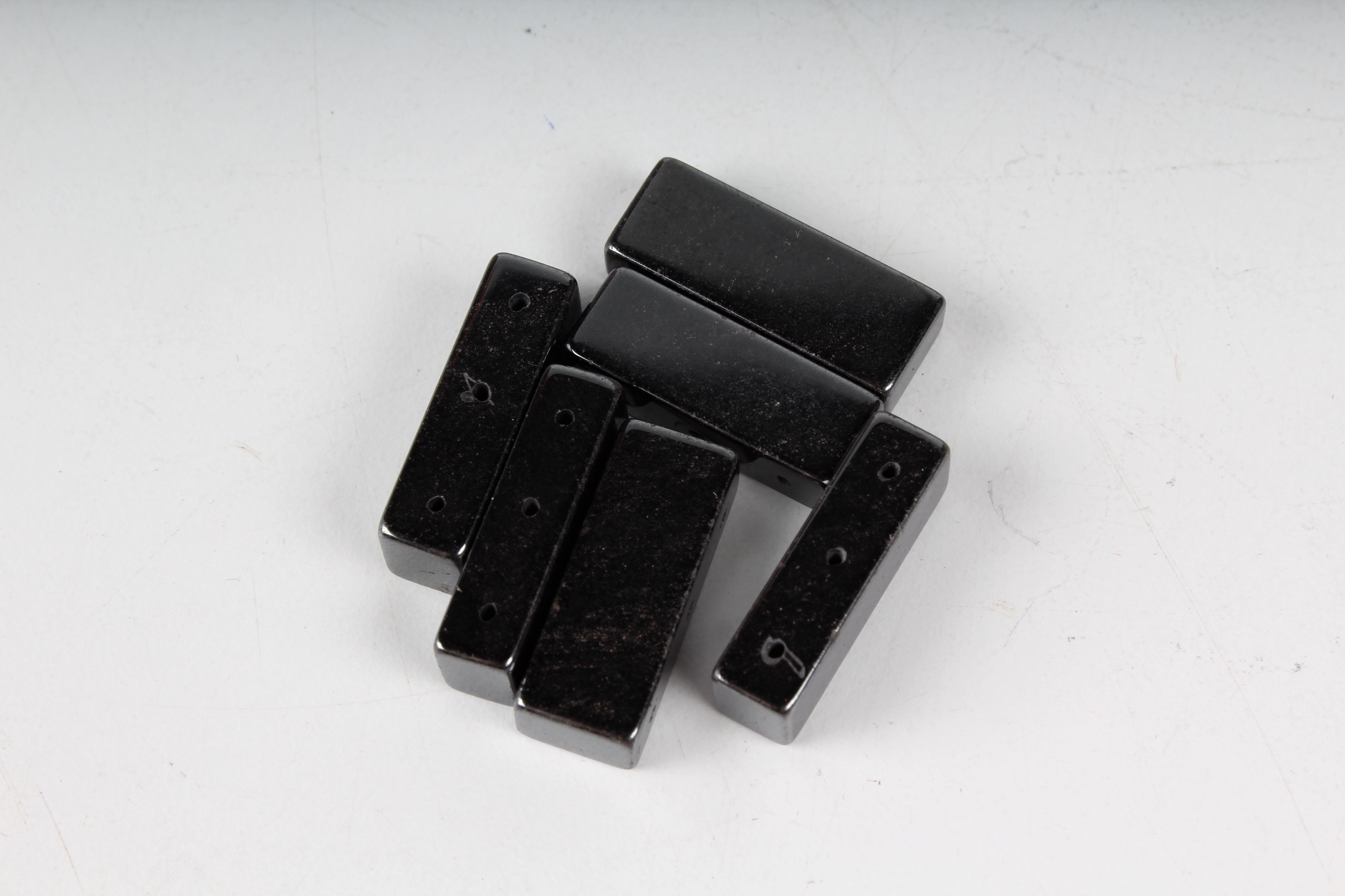 Large Collection of Hematite Beads