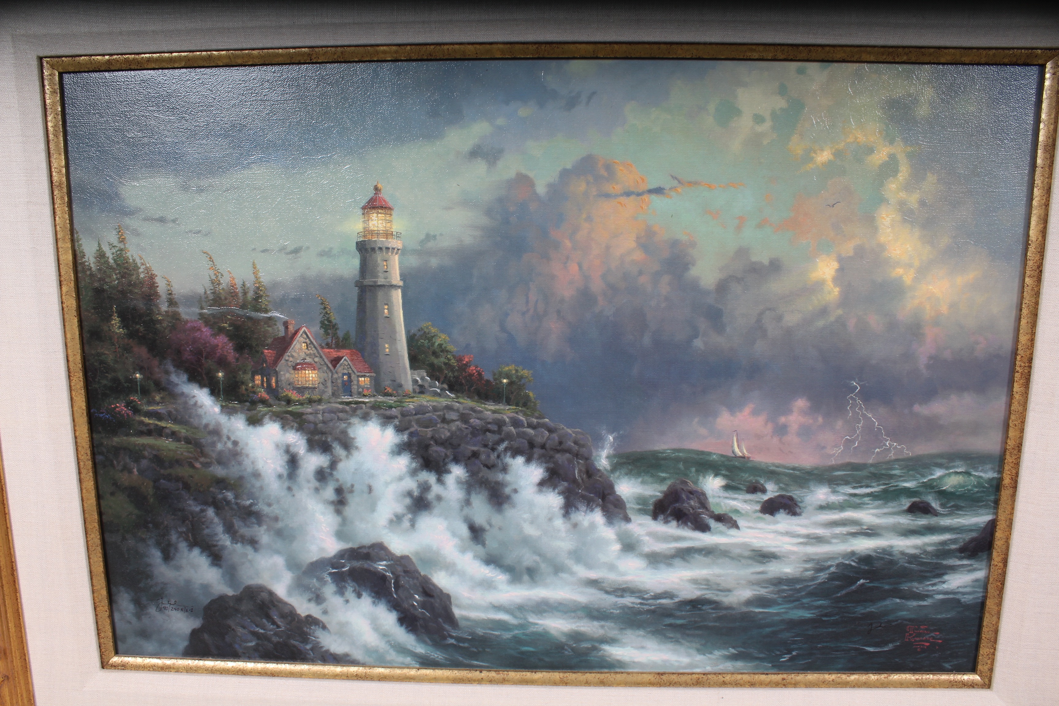 "Seaside Memories IV" Print on Canvas by Thomas Kinkade