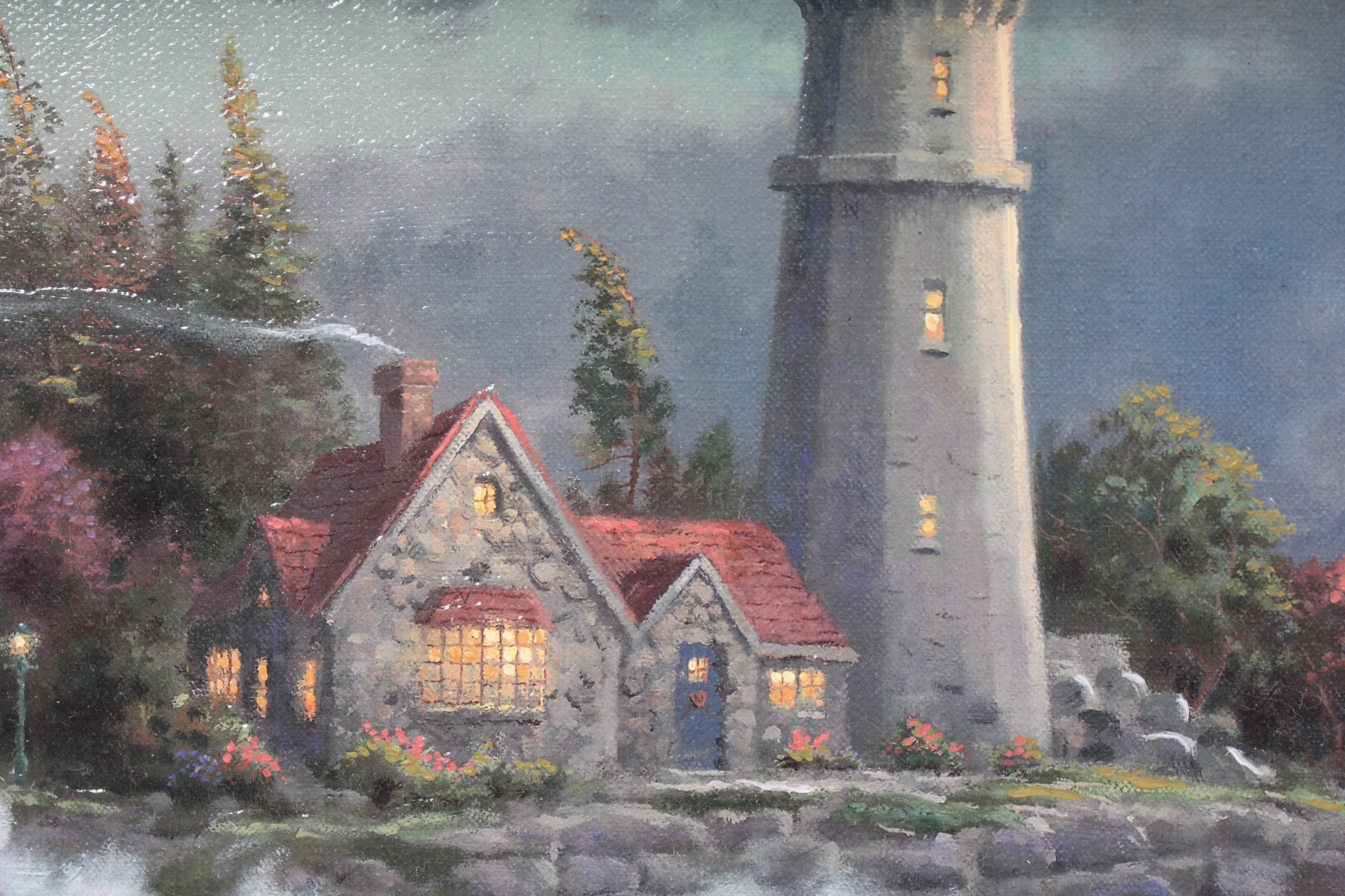 "Seaside Memories IV" Print on Canvas by Thomas Kinkade