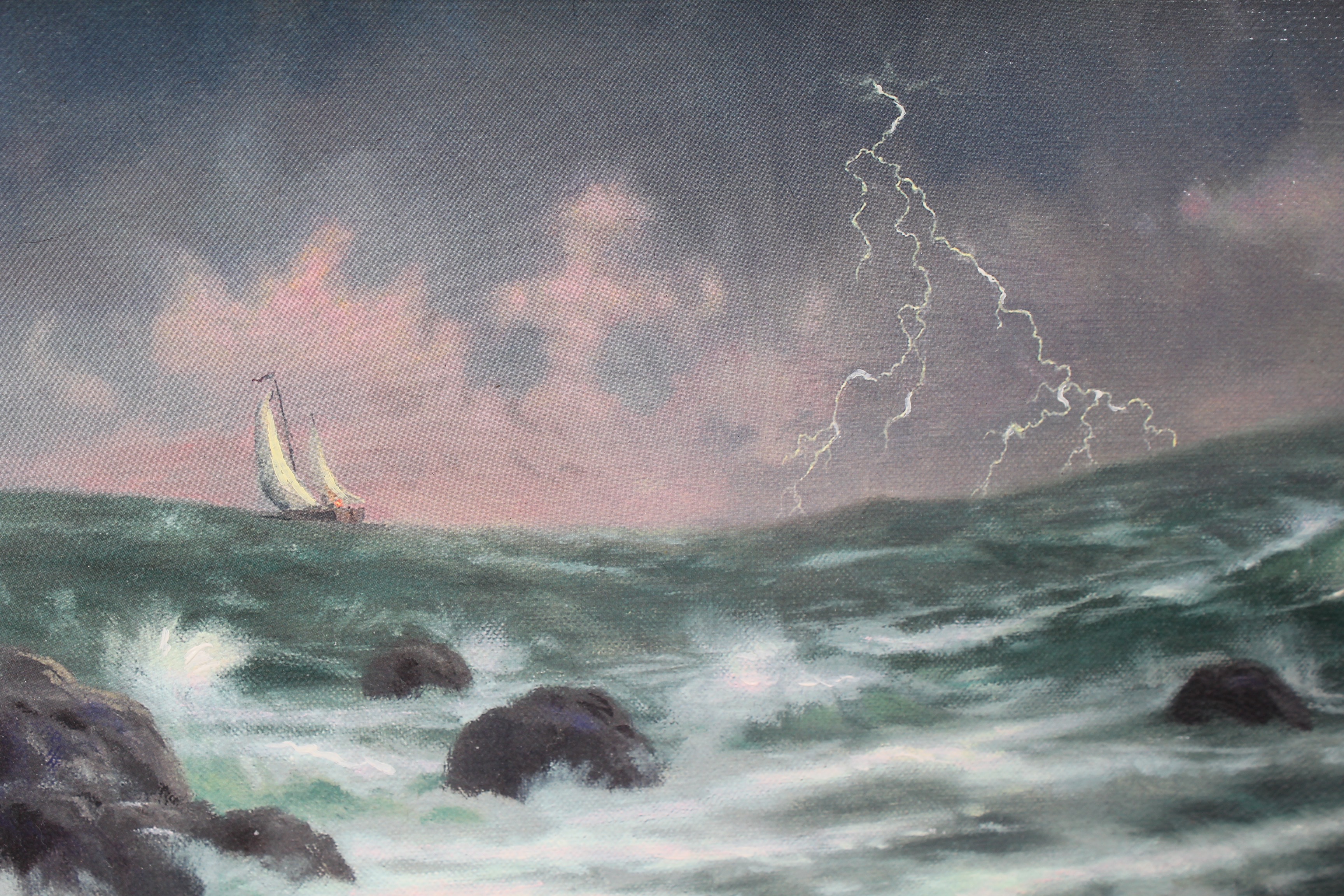 "Seaside Memories IV" Print on Canvas by Thomas Kinkade