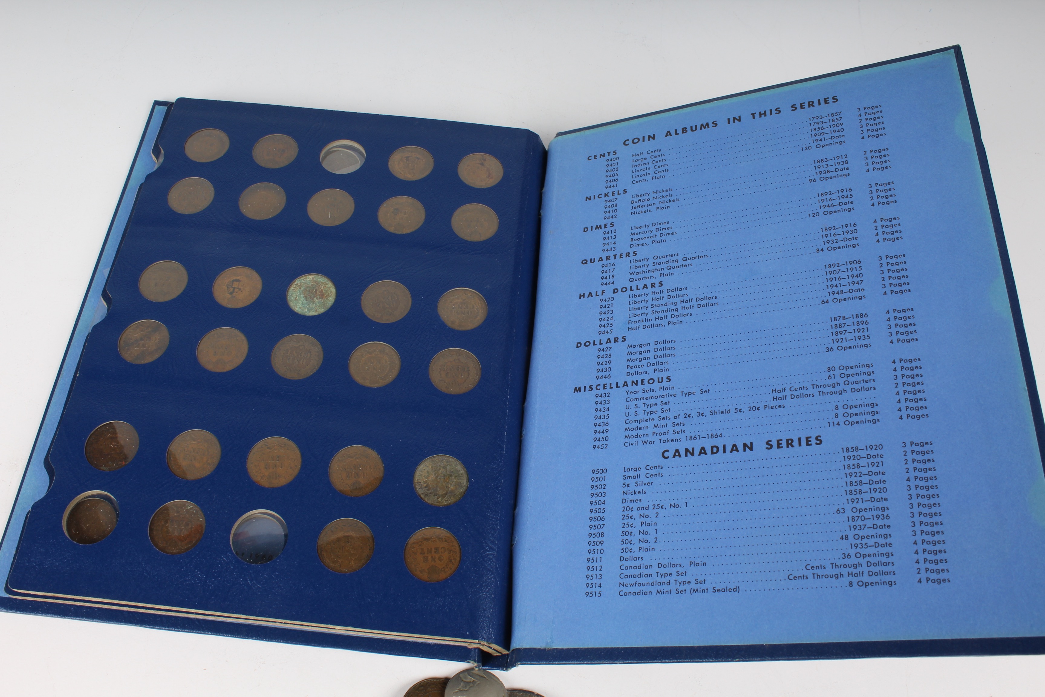 Collection of Indian Head and Lincoln Head Cents