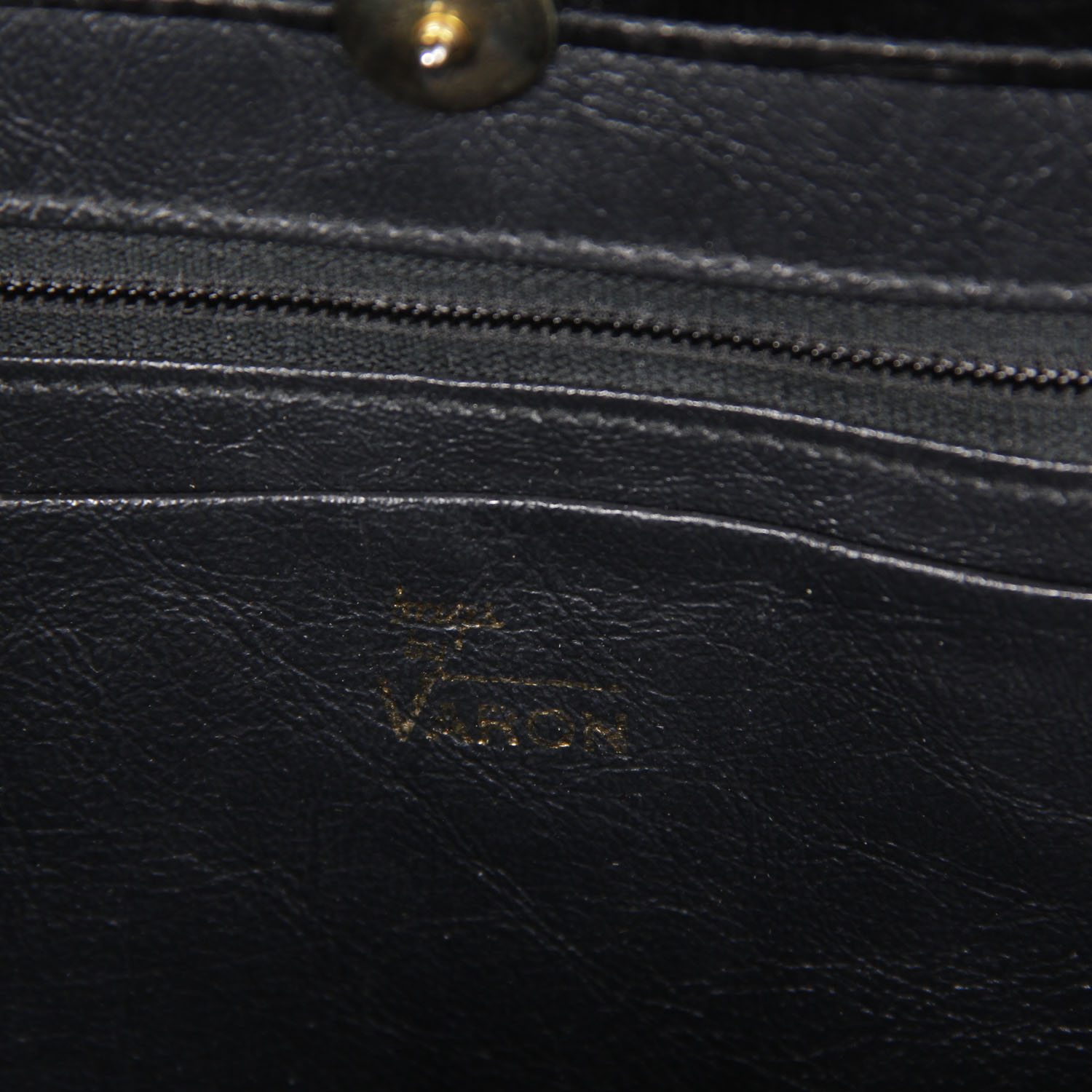 Pair of Vintage Varon Snakeskin Handbags with Brass Handles