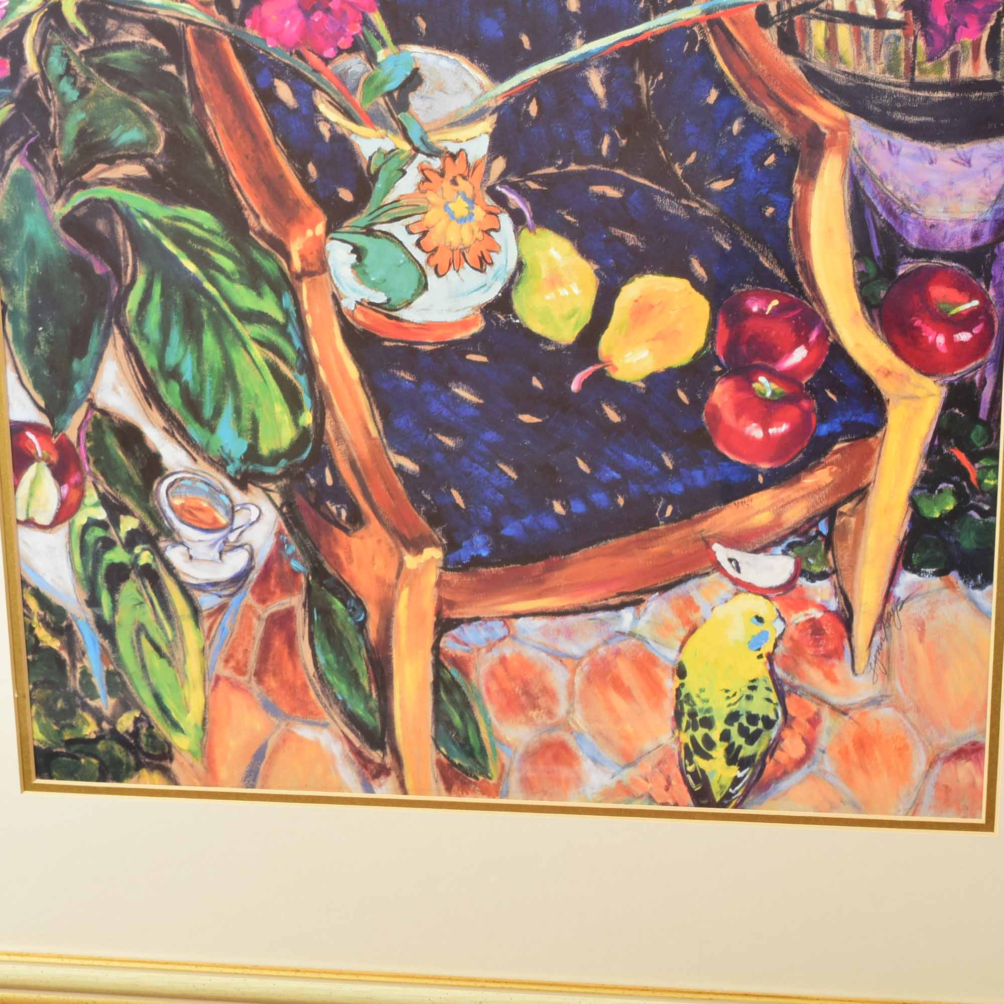 Lynn Hays Offset Lithograph "Slice of Life"