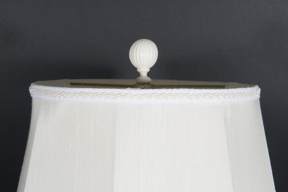 Vintage Frosted Glass Lamp