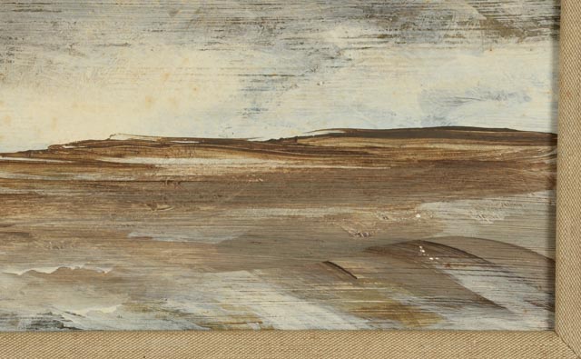 Tom Fentress Original Oil on Board "Oregon Inlet, N.C."