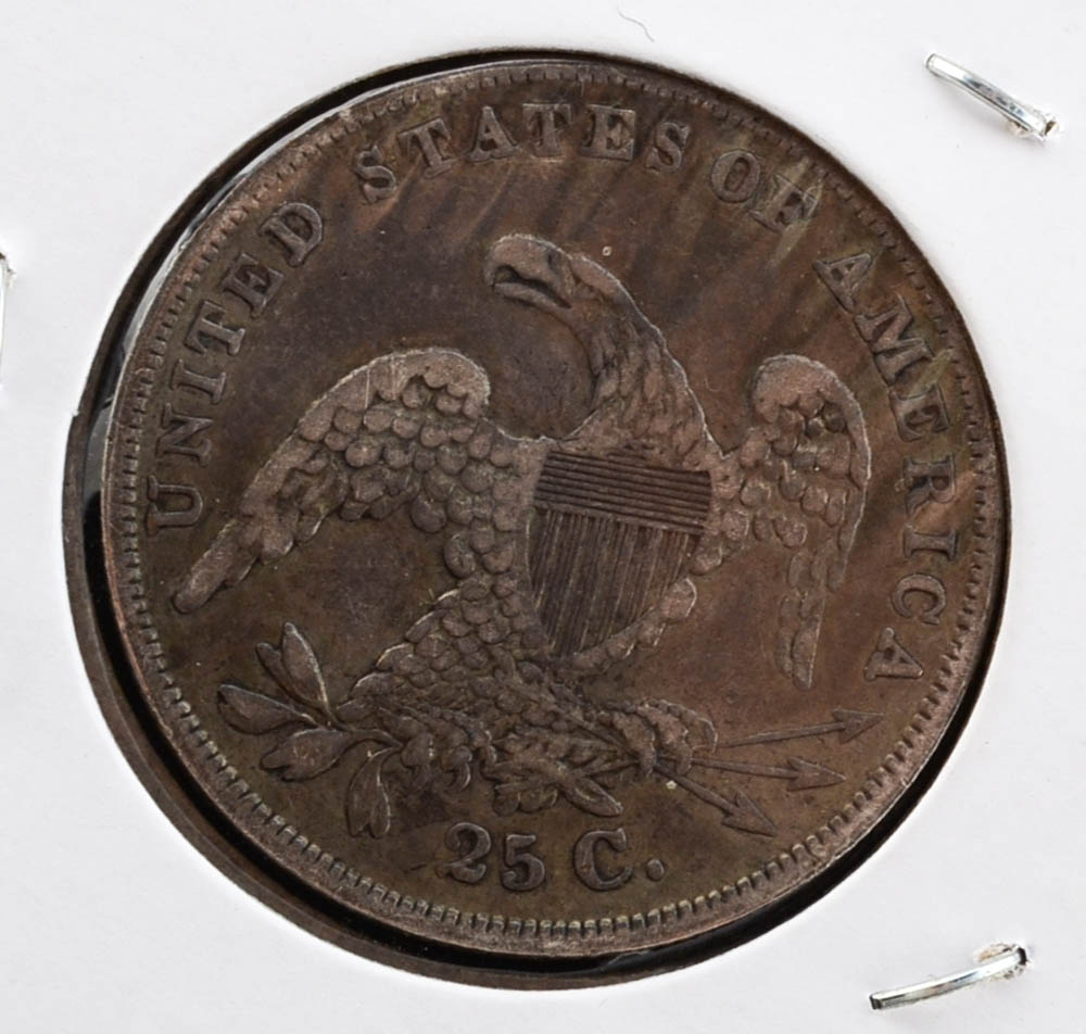 1835 Capped Bust Silver Quarter