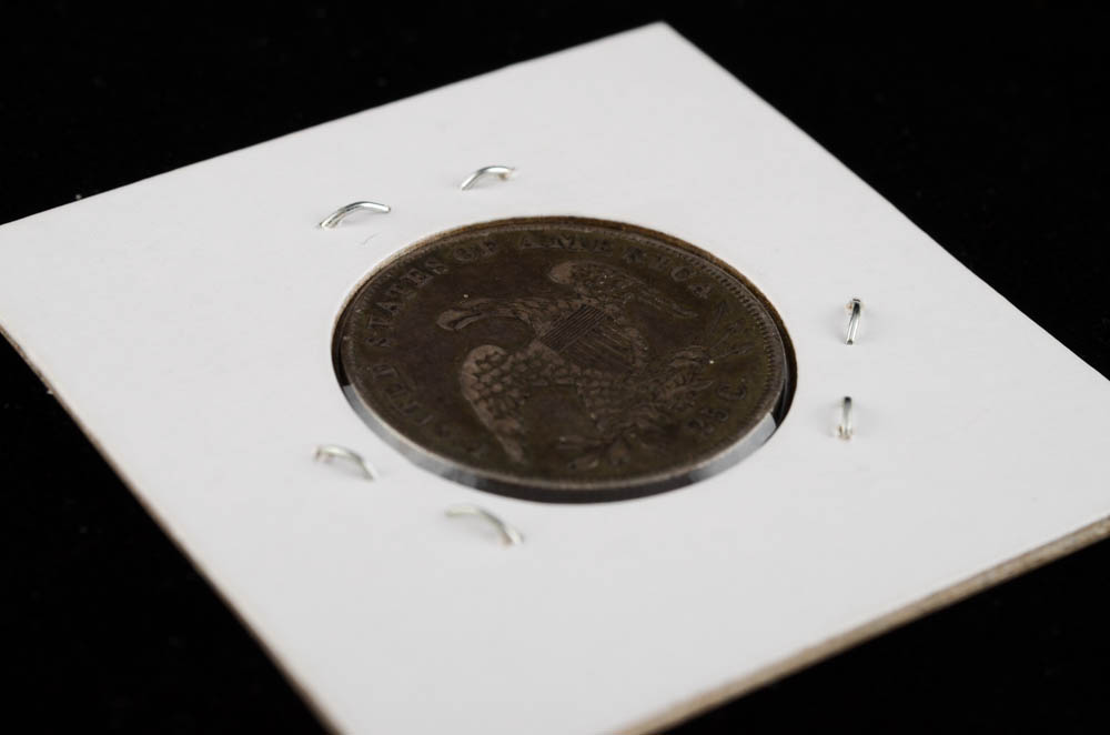 1835 Capped Bust Silver Quarter