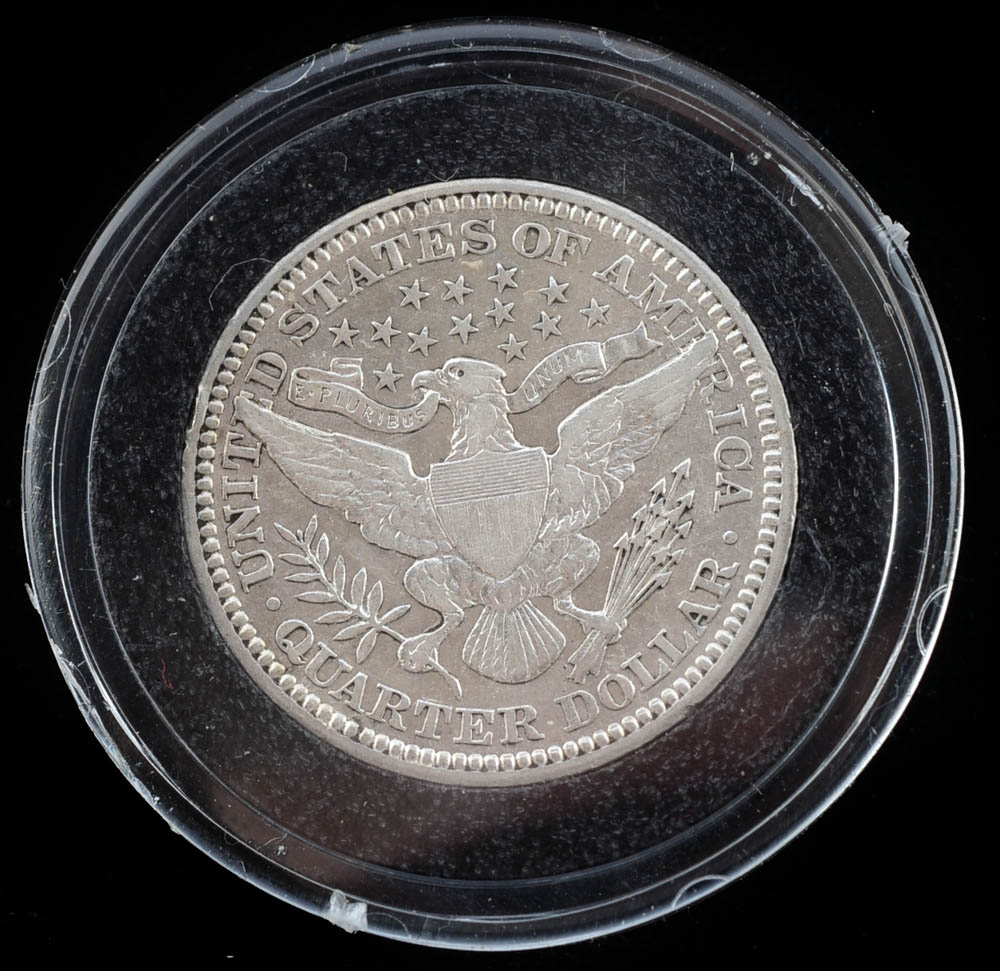 1910 Silver Barber Quarter