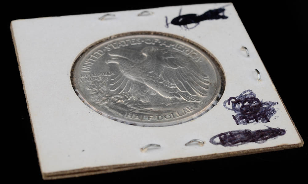 1942 Walking Liberty Silver Half Dollar