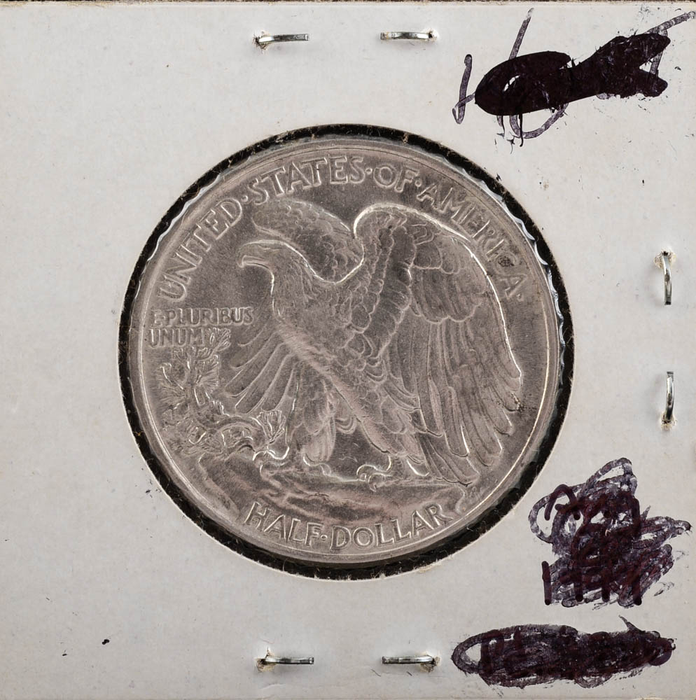 1942 Walking Liberty Silver Half Dollar