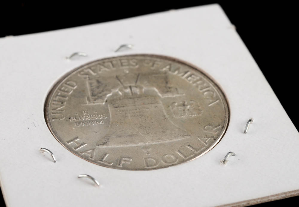 1949 D Franklin Silver Half Dollar