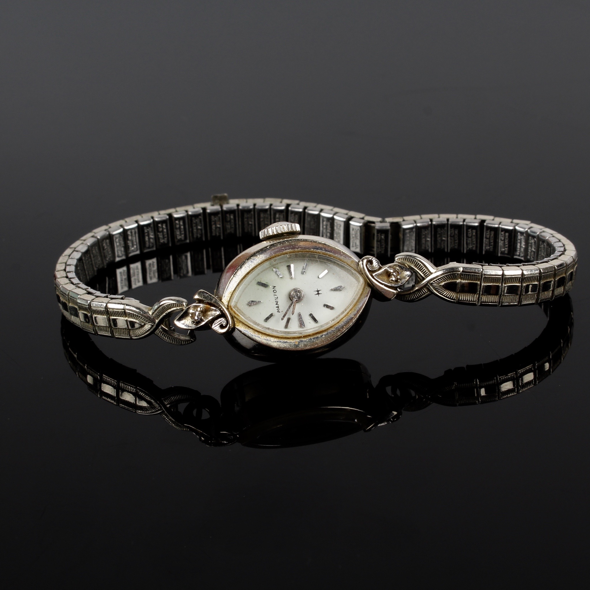 Hamilton 10K White Gold Ladies' Watch