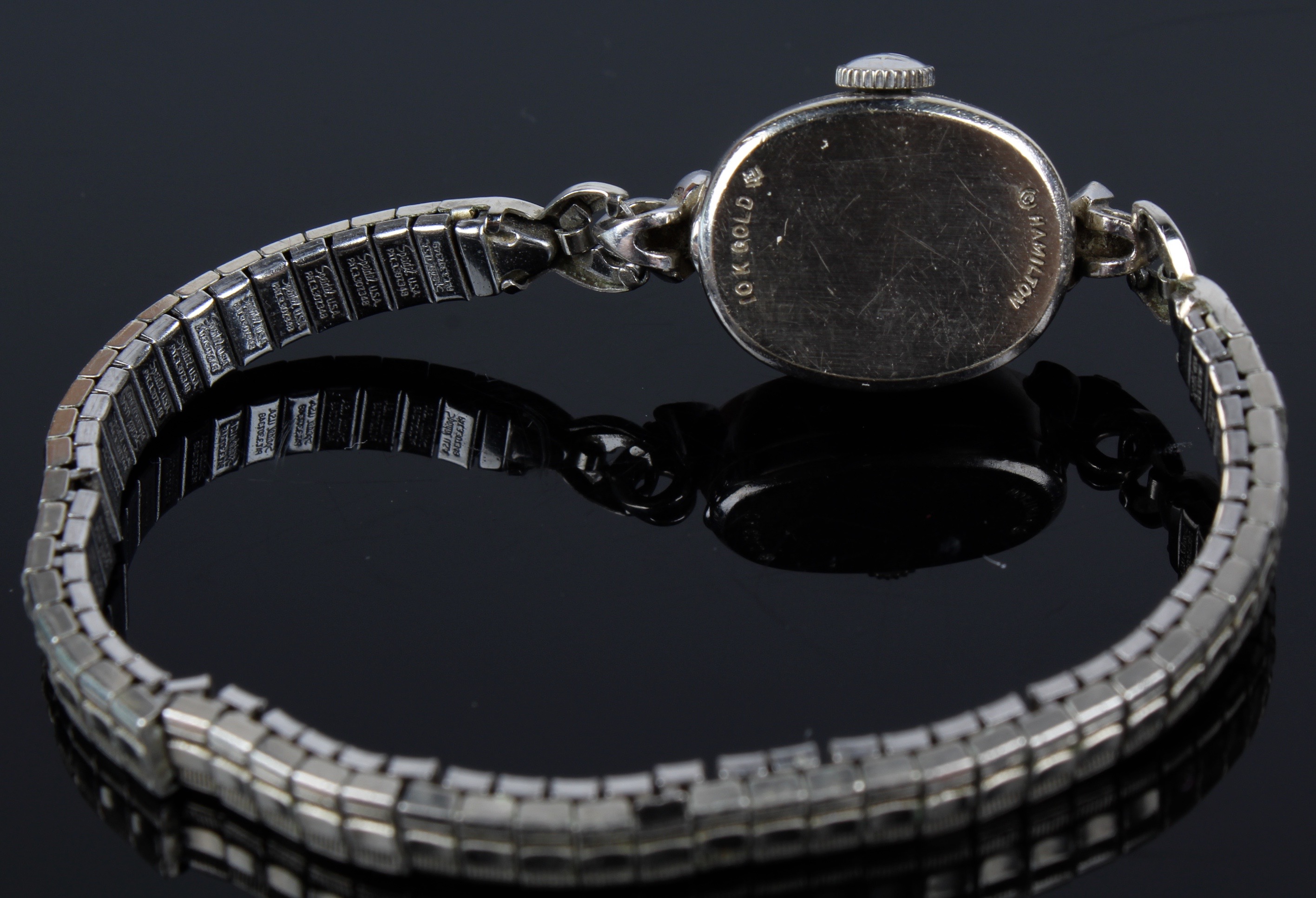 Hamilton 10K White Gold Ladies' Watch