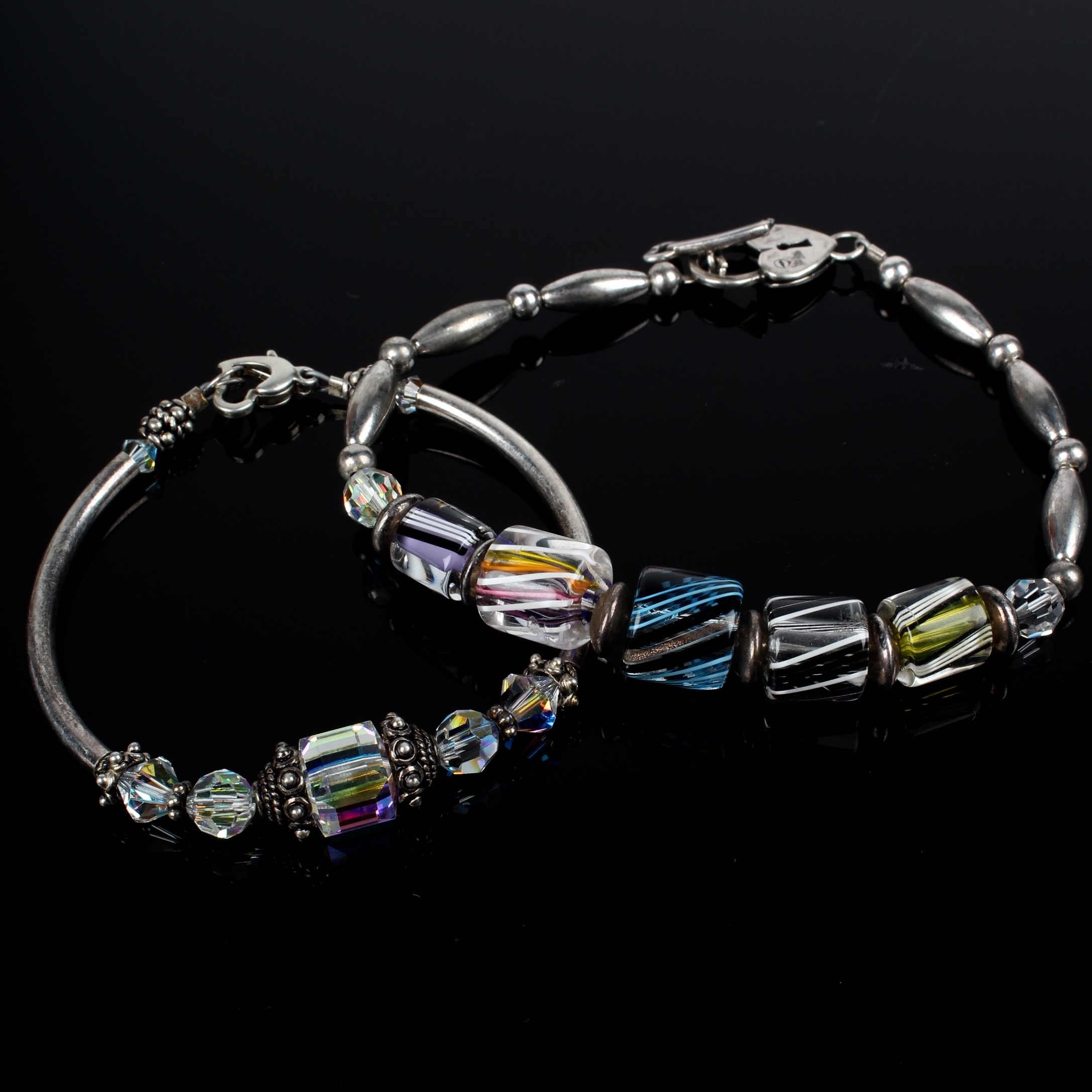 Pair of Sterling Silver Bracelets