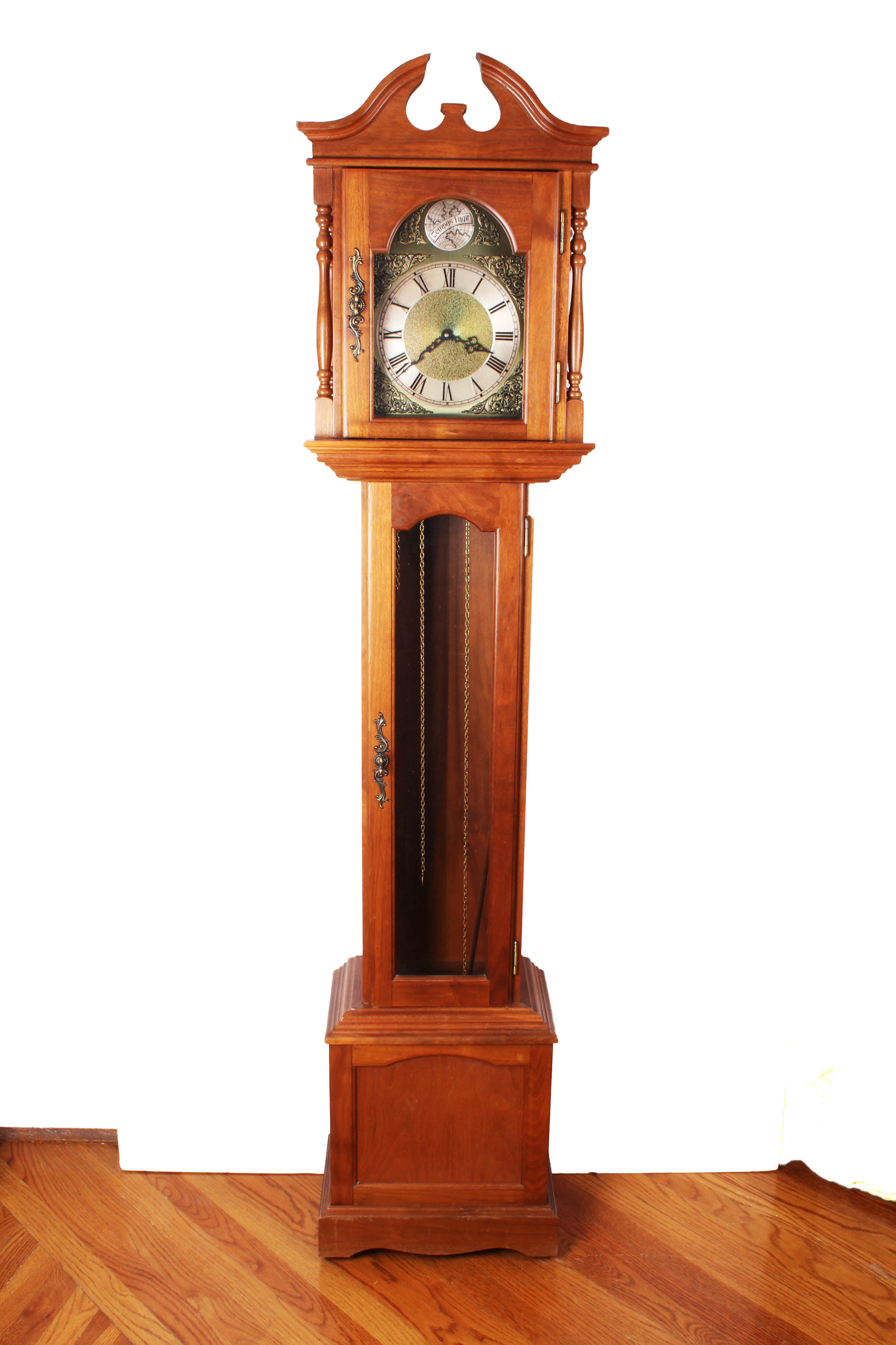 Vintage Emperor Clock Co. West German Project Grandfather Clock
