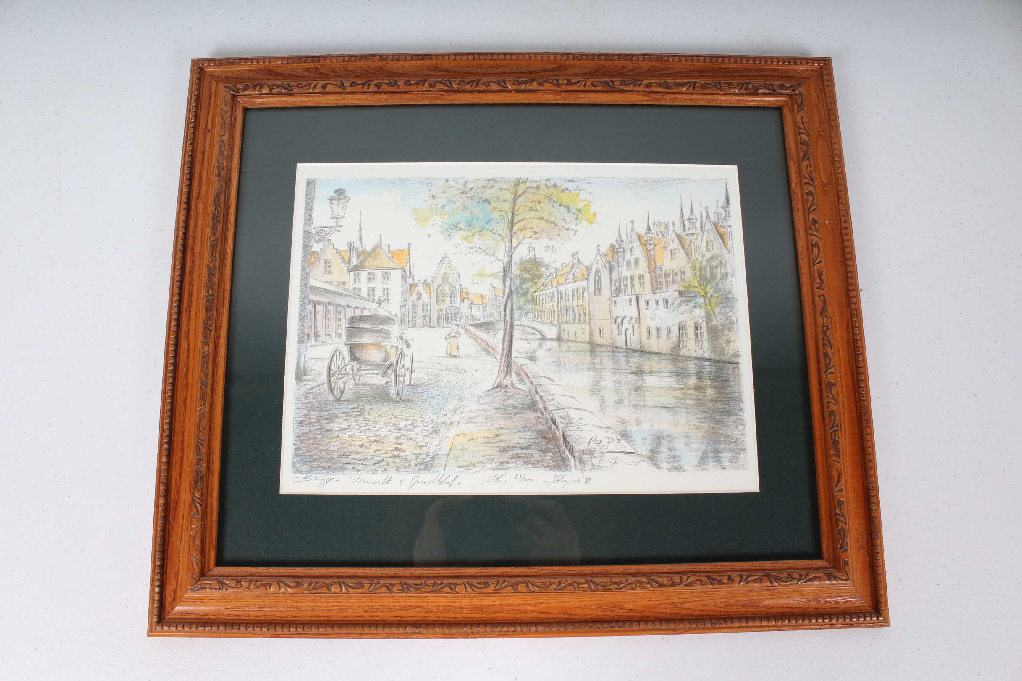 "Brugge: Vismarkt & Gerechtshof" by Johny de Witte