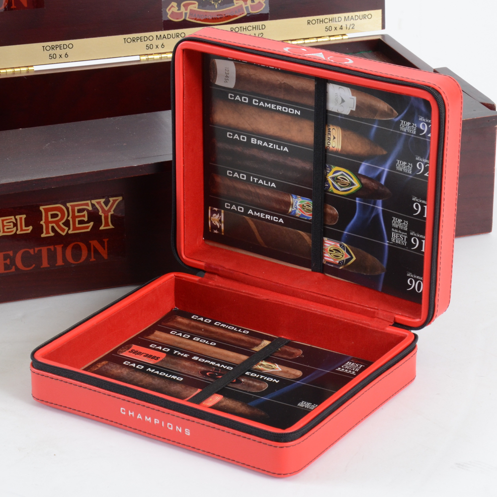 Lot of Advertising and Display Cigar Boxes