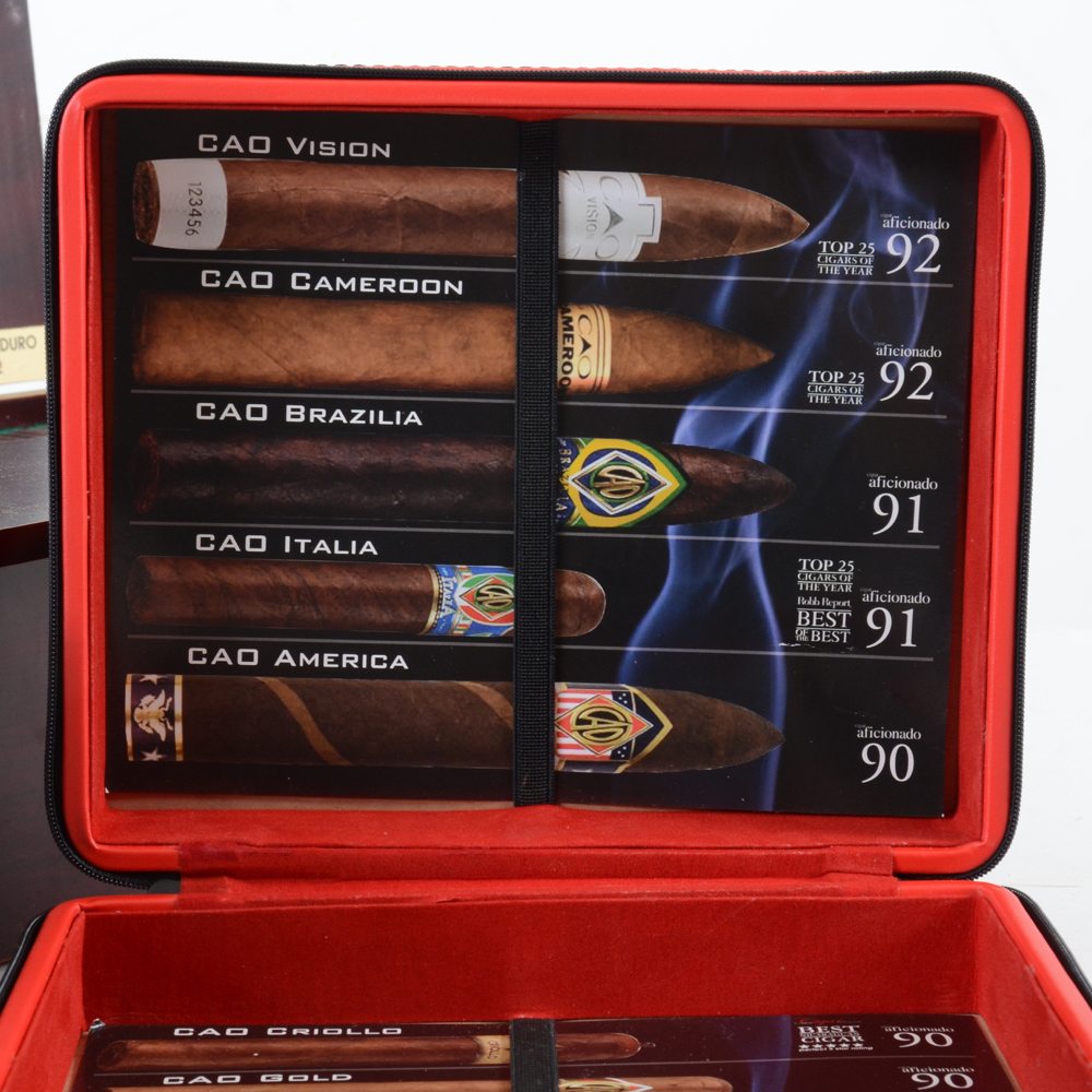 Lot of Advertising and Display Cigar Boxes