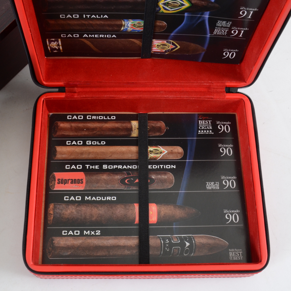 Lot of Advertising and Display Cigar Boxes