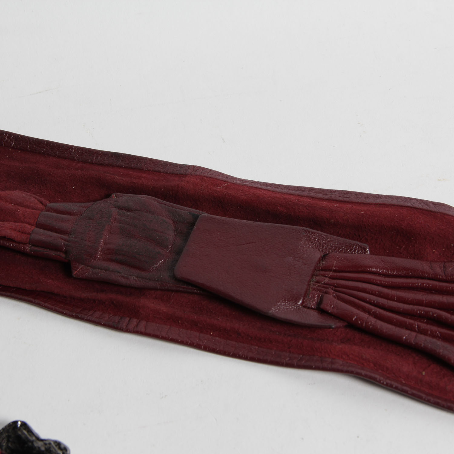 Collection of Vintage 80s Suede and Leather Belts