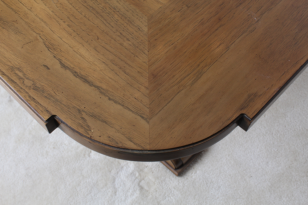 Thomasville French Provincial Dining Room Table with Almond Finish