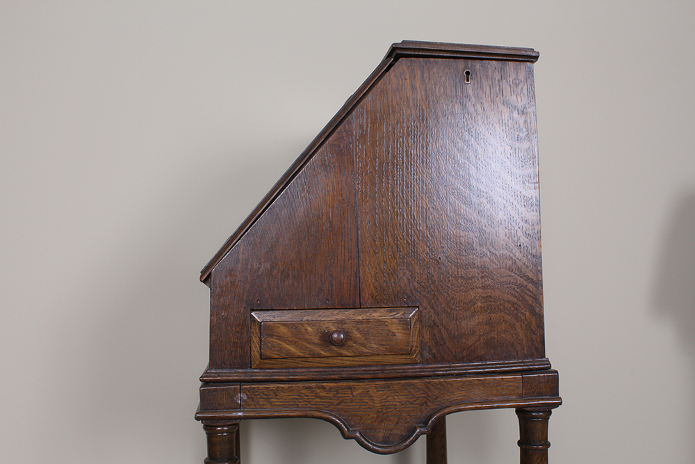 Vintage Embellished Walnut Serving Station