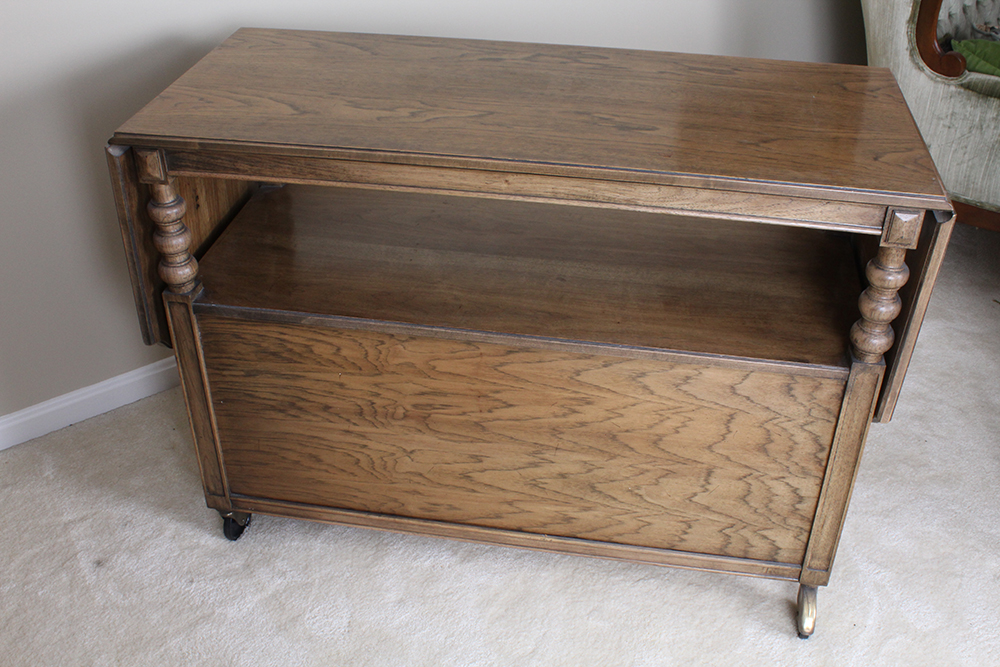 Thomasville Drop Leaf Server with Chestnut Finish