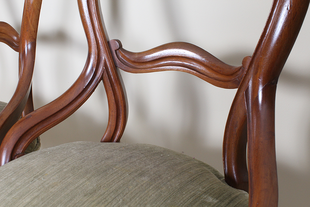 Victorian Walnut Parlor Chairs