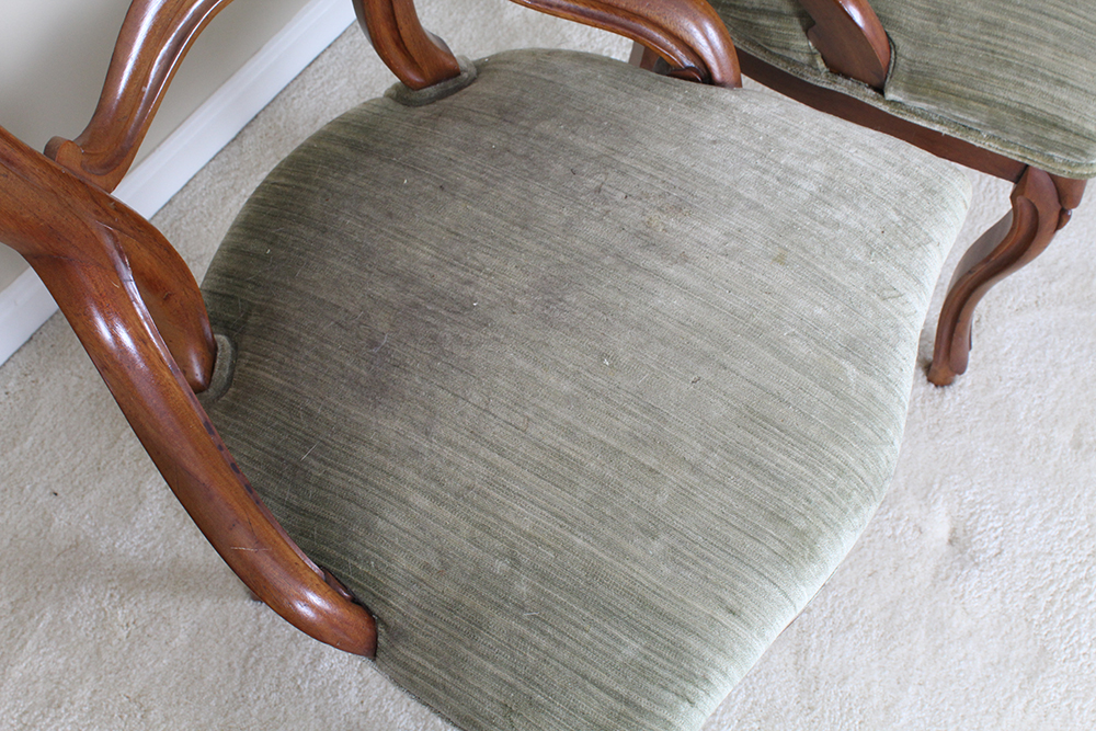 Victorian Walnut Parlor Chairs