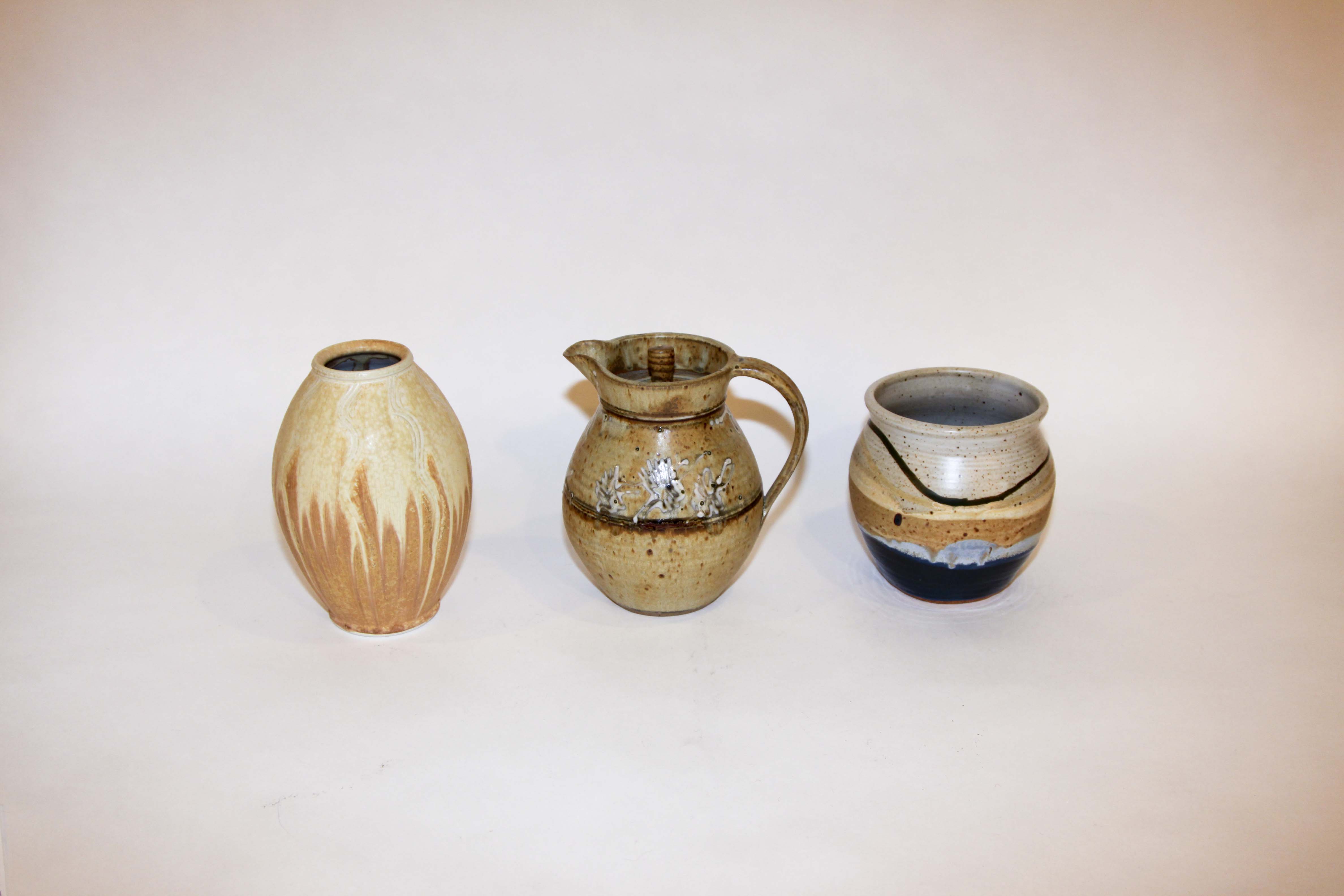 Signed Ben Owen Edo Vase and Art Pottery