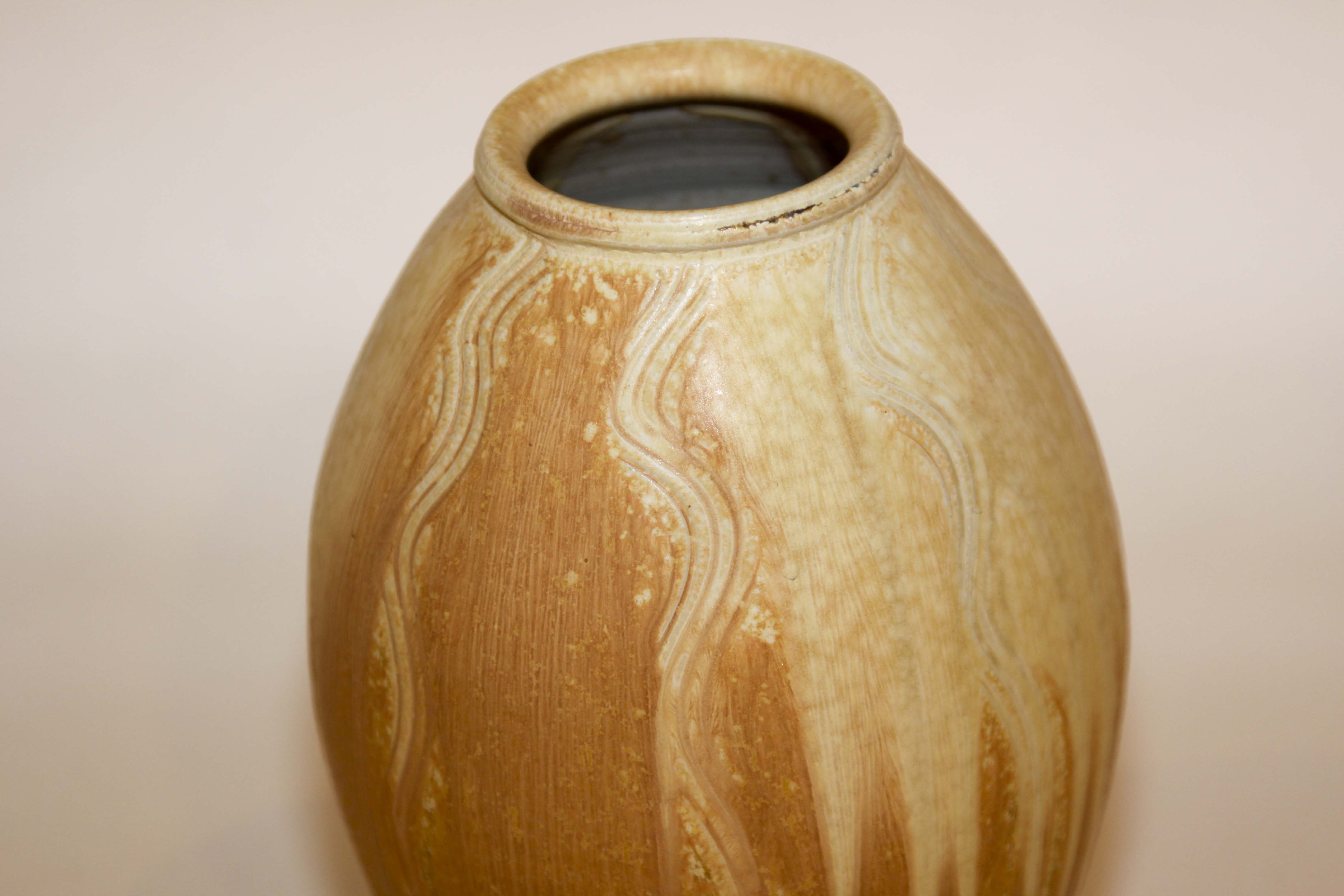 Signed Ben Owen Edo Vase and Art Pottery