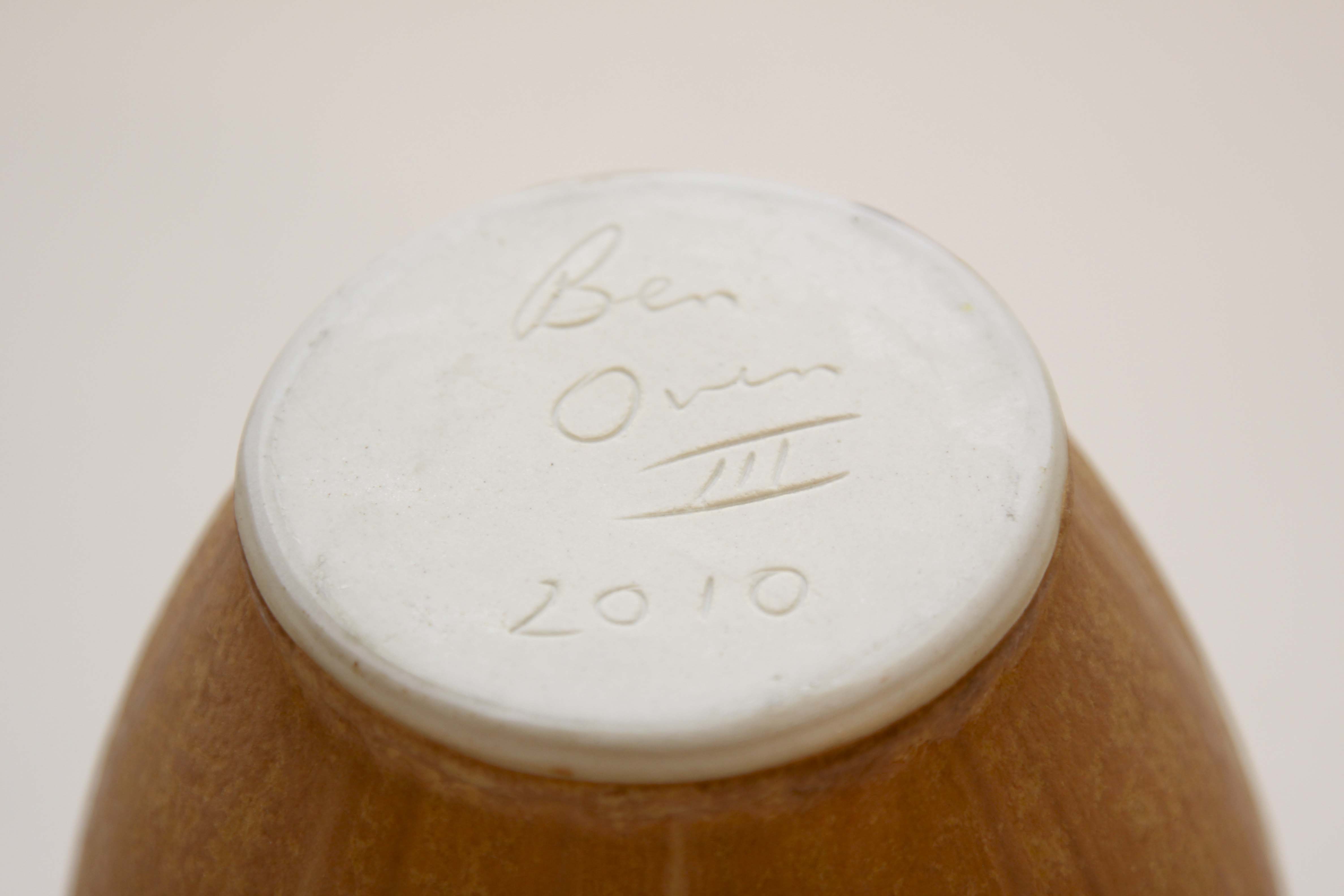 Signed Ben Owen Edo Vase and Art Pottery