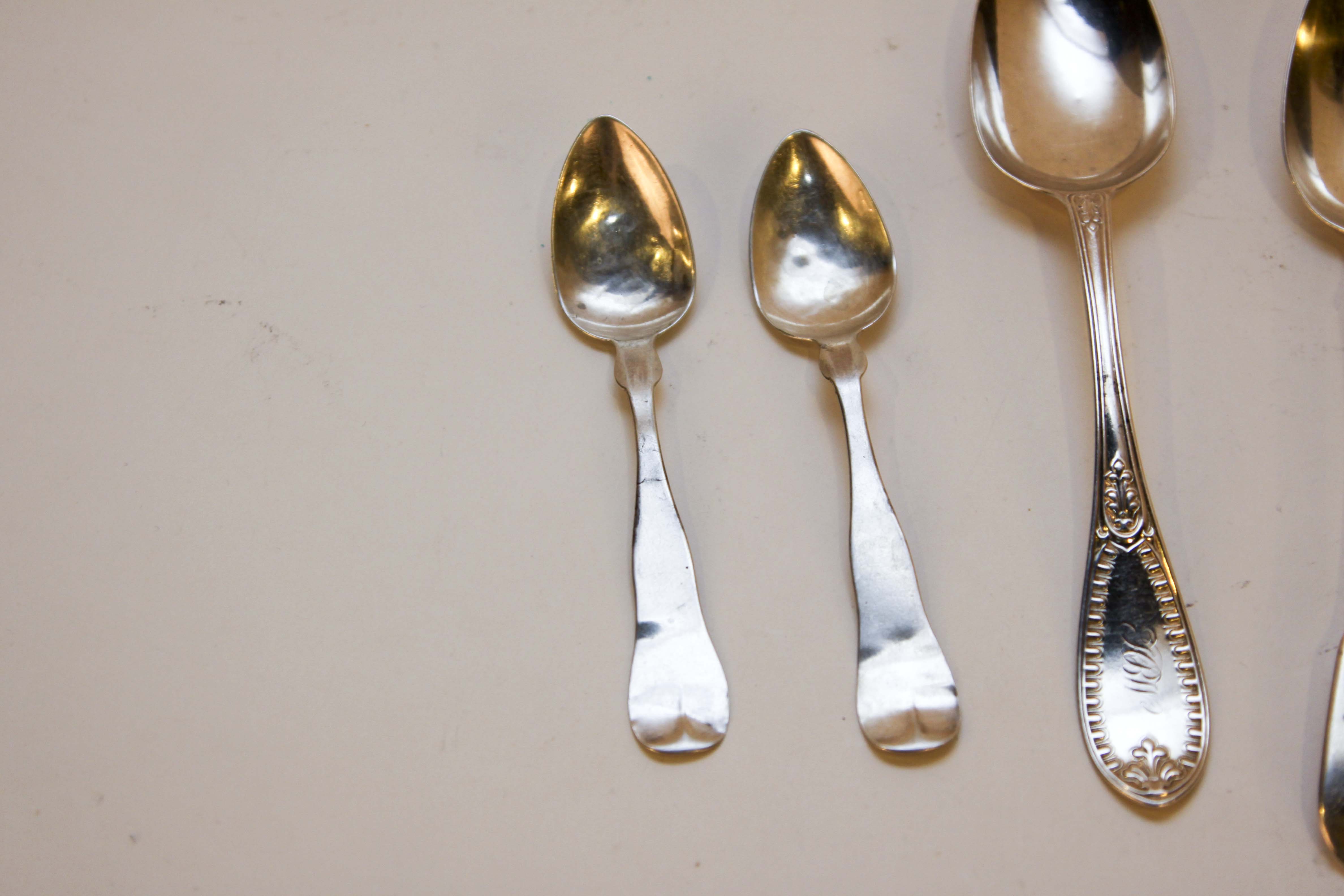 Sterling Silver Serving and Teaspoons