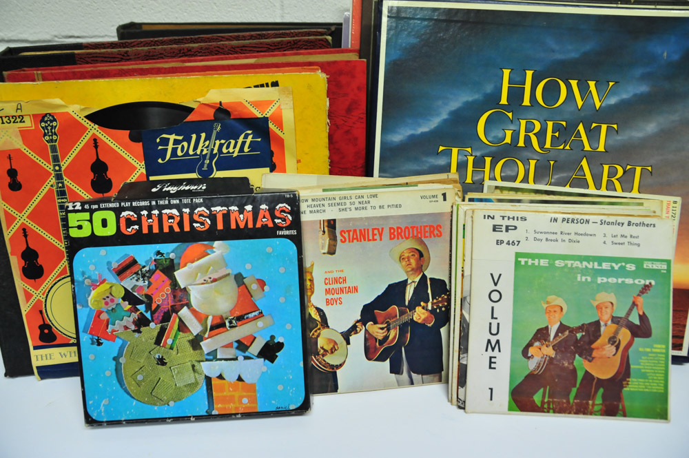 Vintage 45s and Other Records Grouping