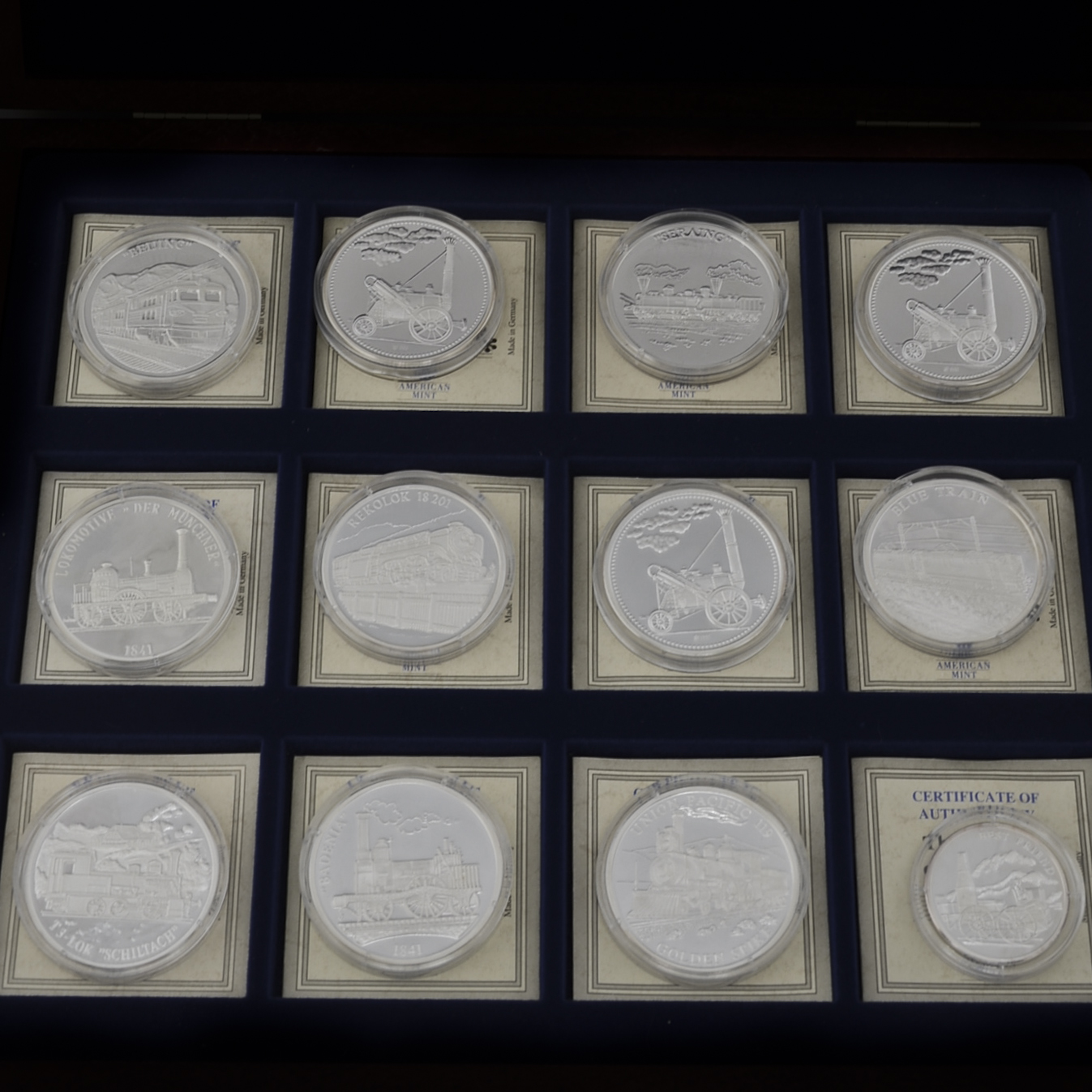 1998 History of the Railroads Silver Medal Collection