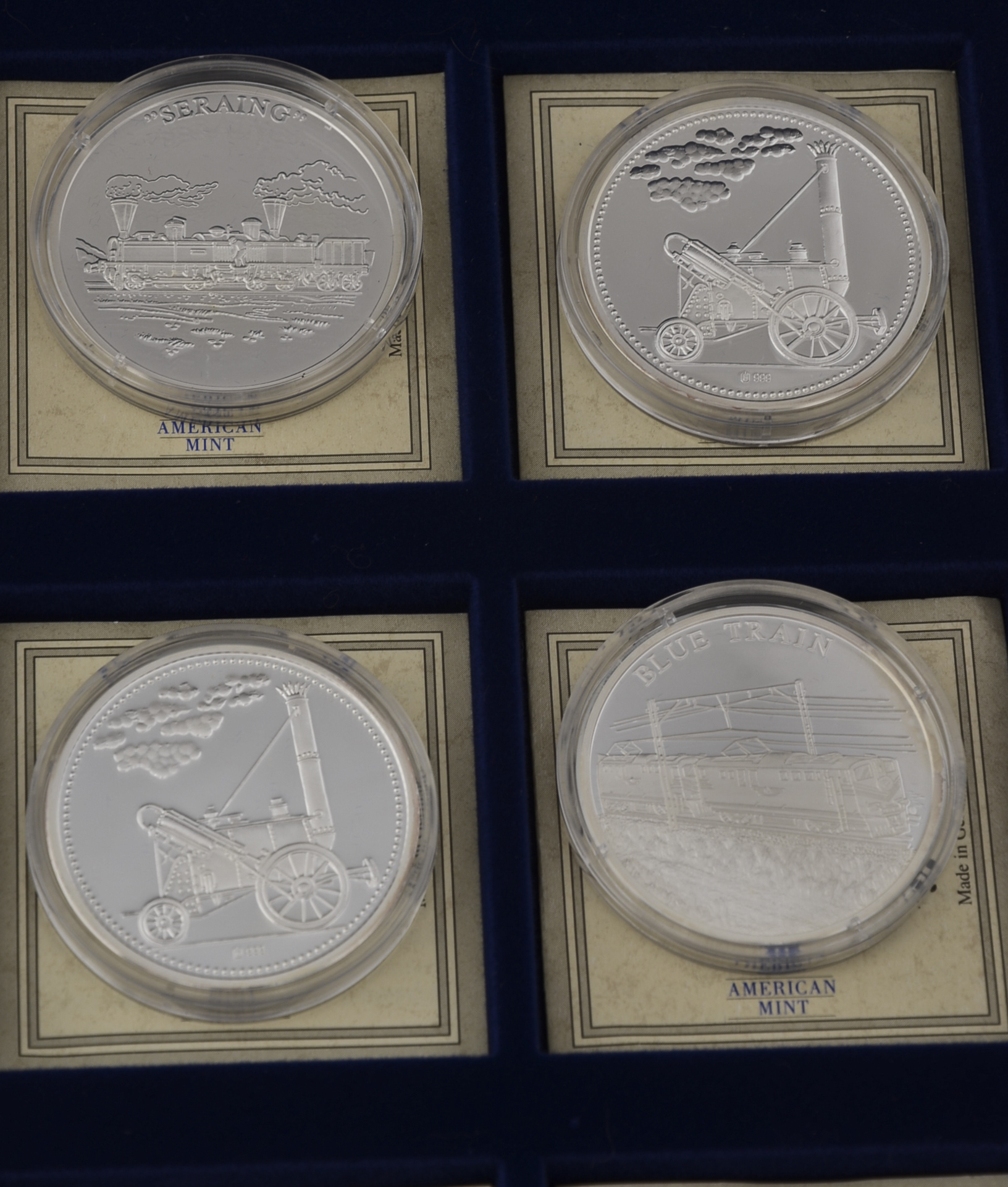 1998 History of the Railroads Silver Medal Collection
