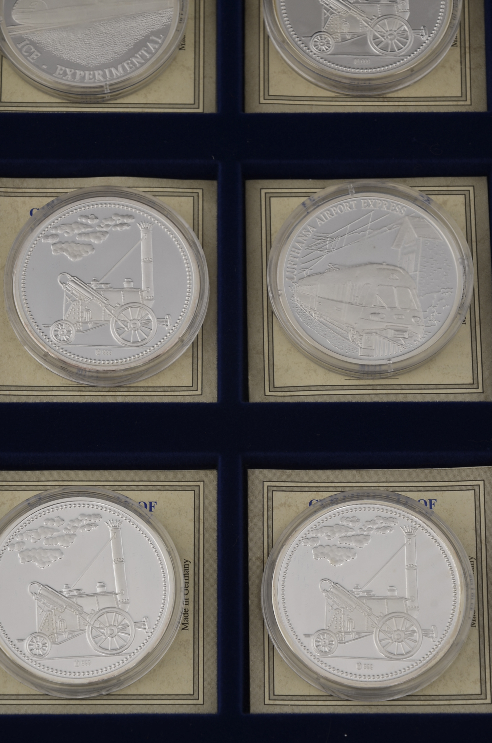 1998 History of the Railroads Silver Medal Collection