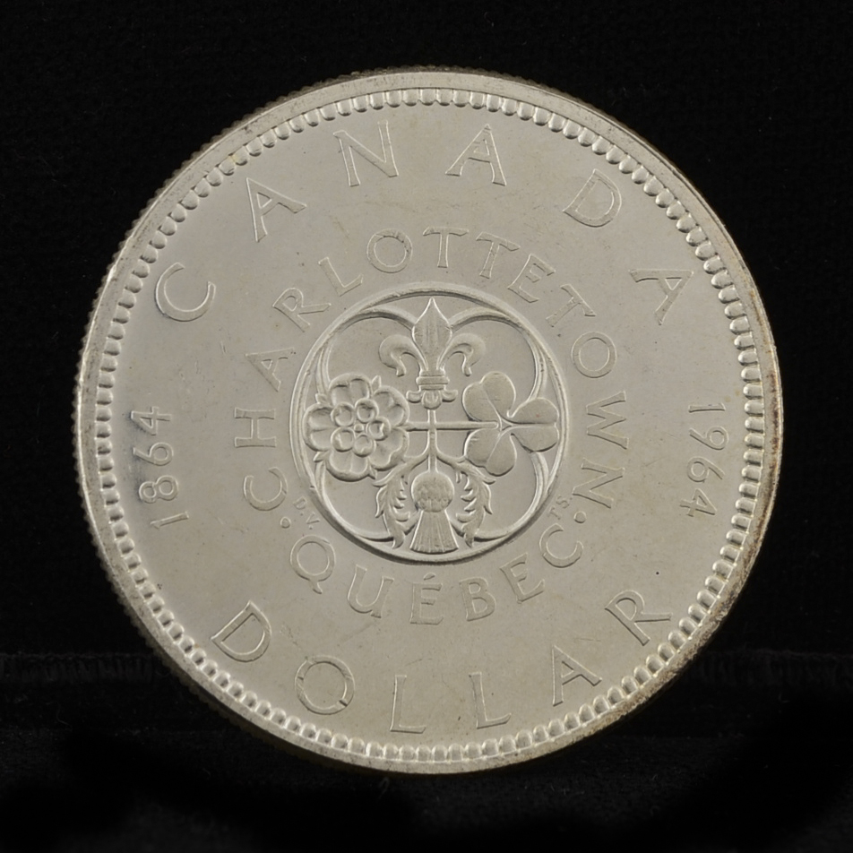 1964 Canadian Commemorative Silver Dollar
