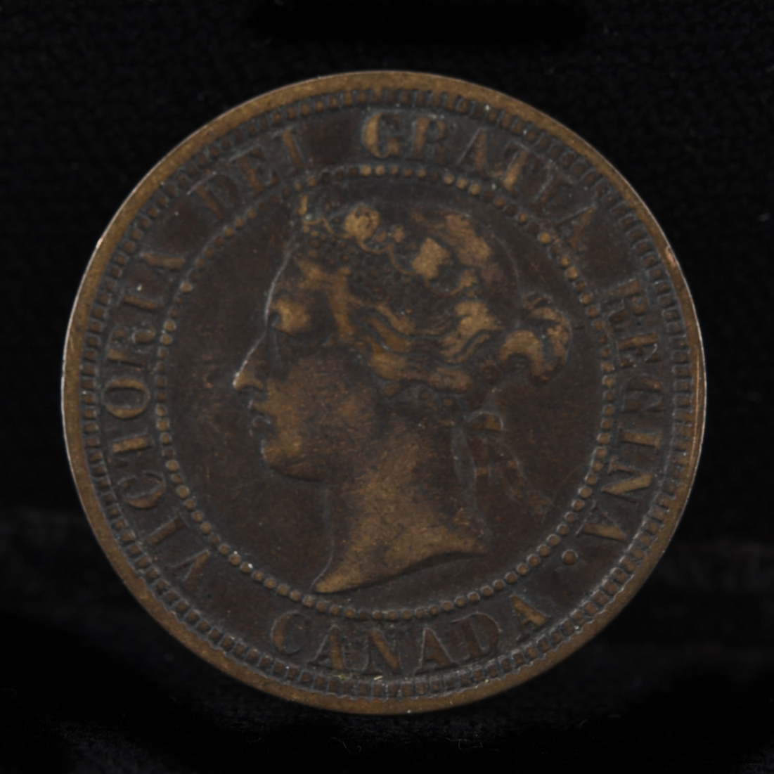 Group of Four Early Canadian One Cent Coins