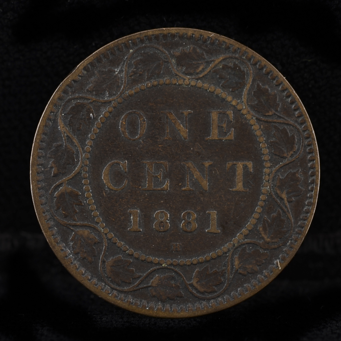 Group of Four Early Canadian One Cent Coins