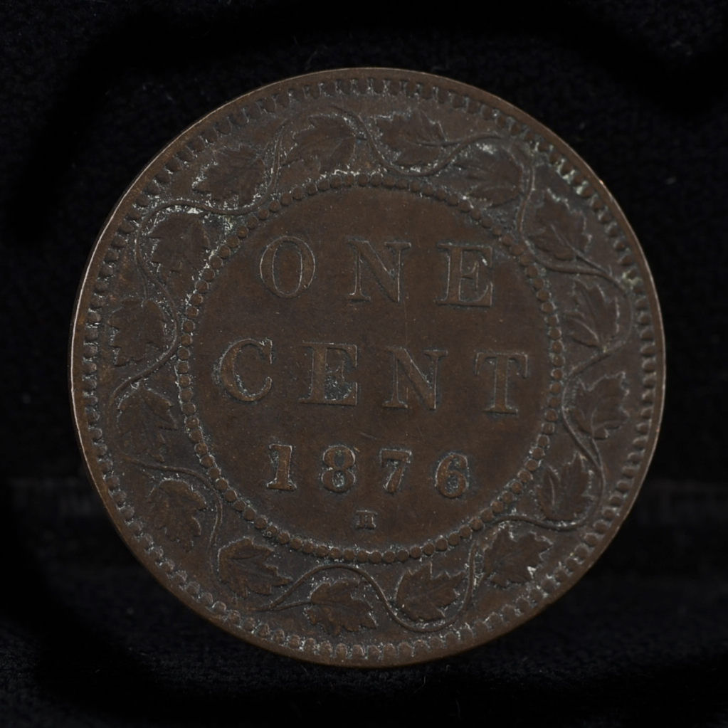 Group of Four Early Canadian One Cent Coins