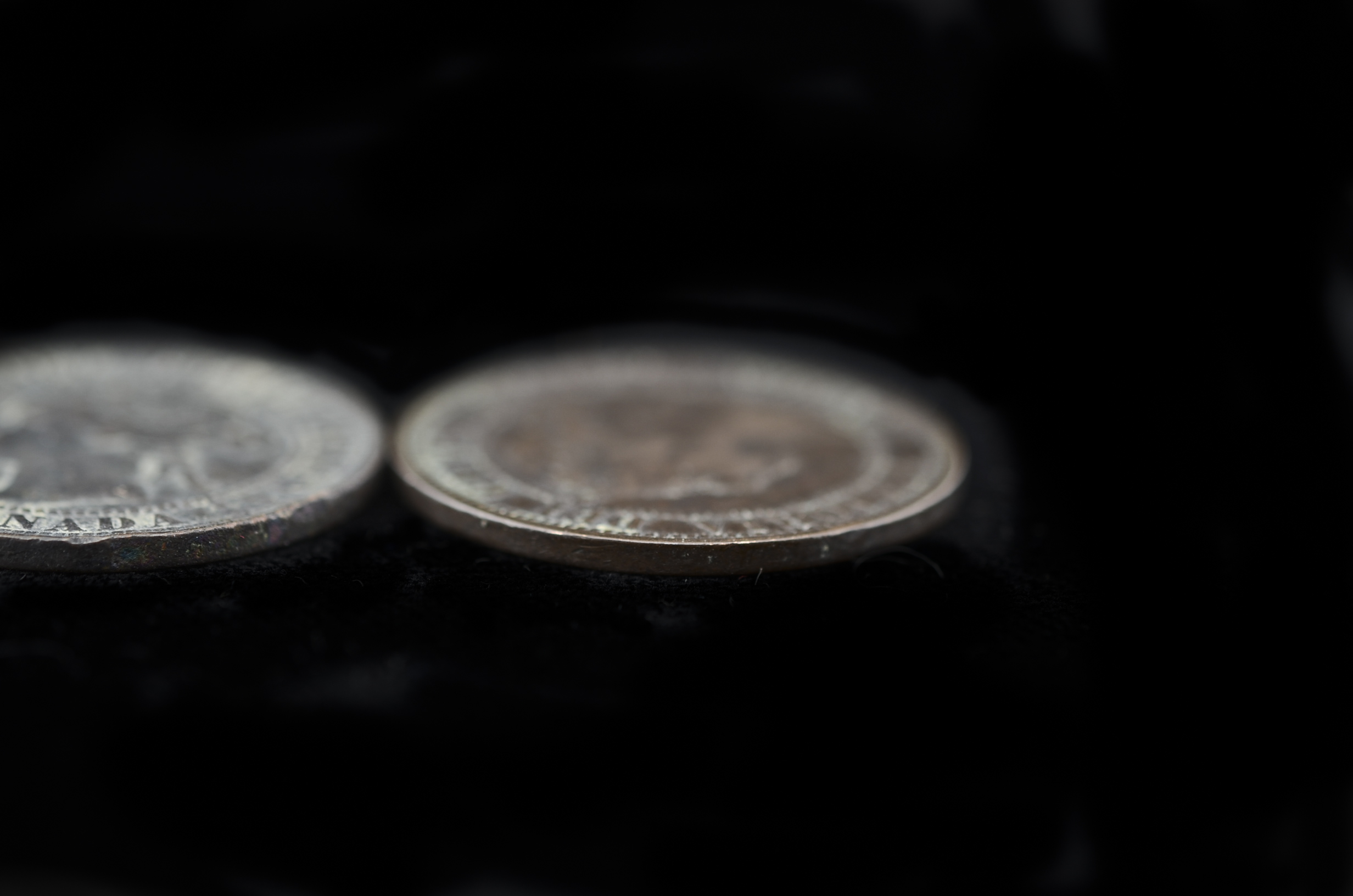 Group of Four Early Canadian One Cent Coins