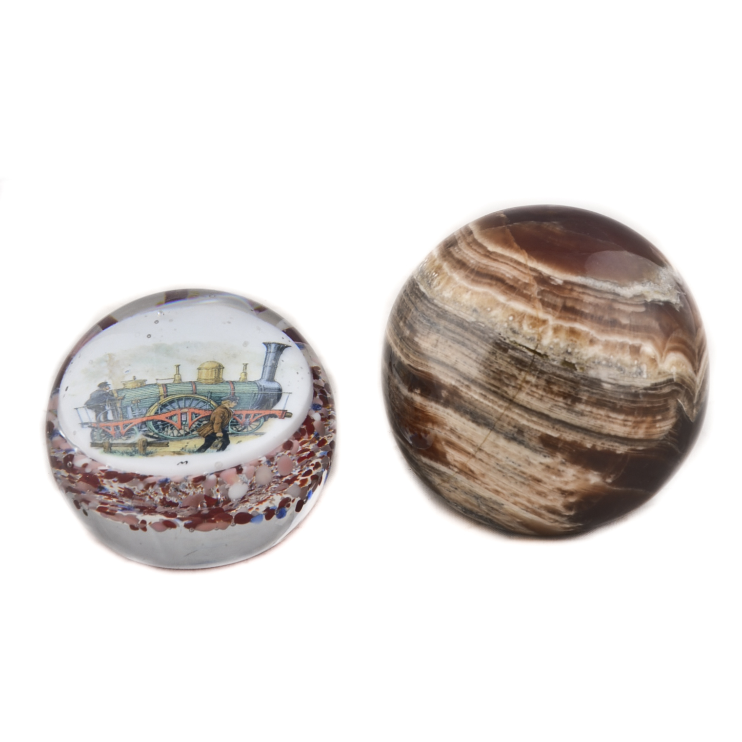 Pair of Paperweights