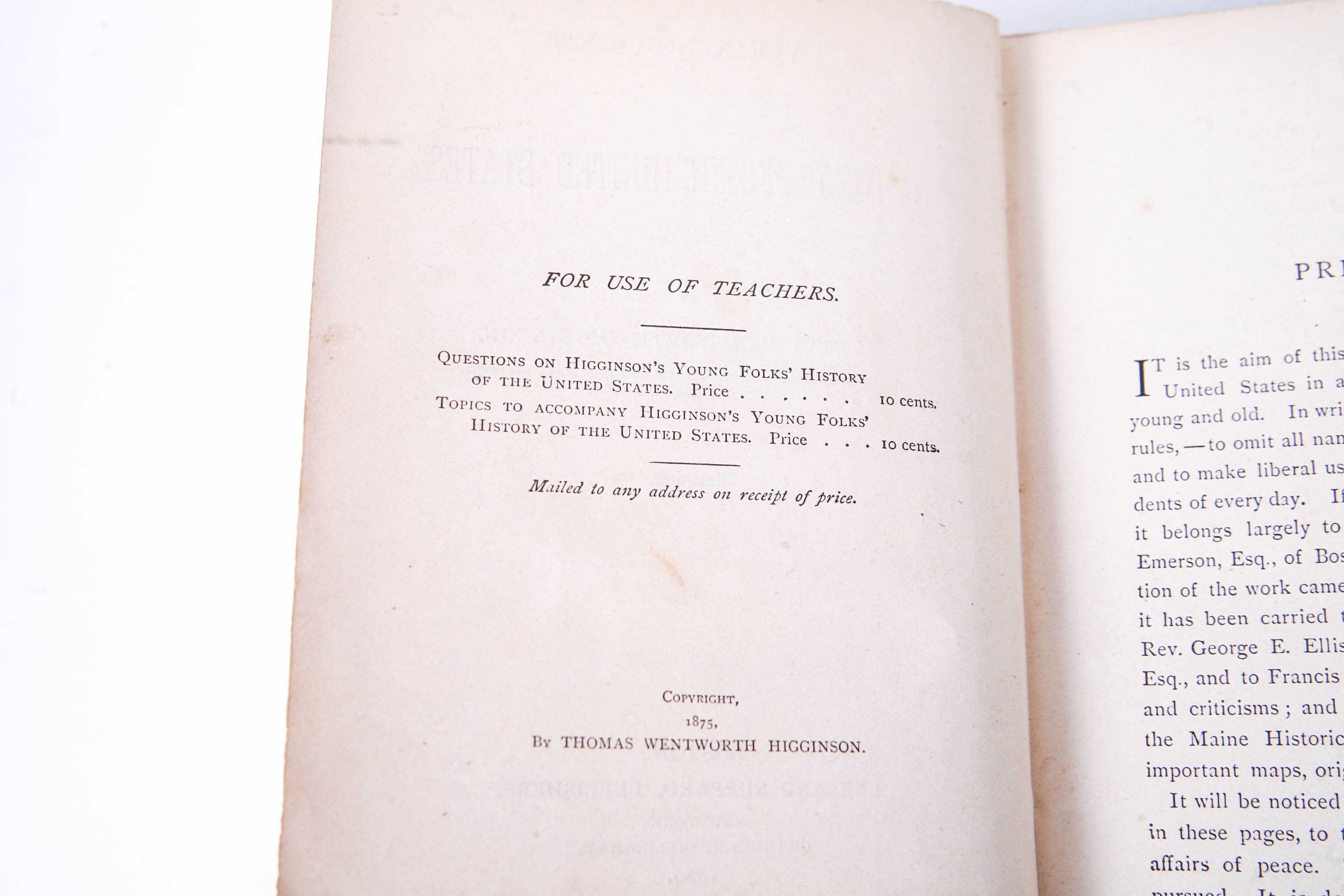 History Text Books Published in the 1800s