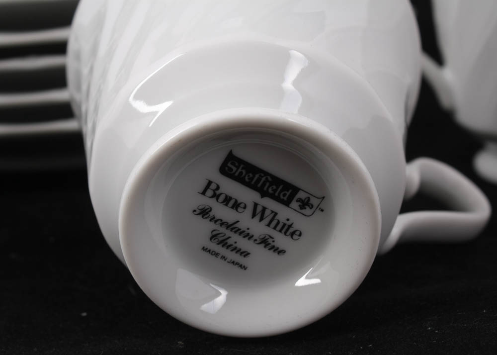 Sheffield Bone White China Set