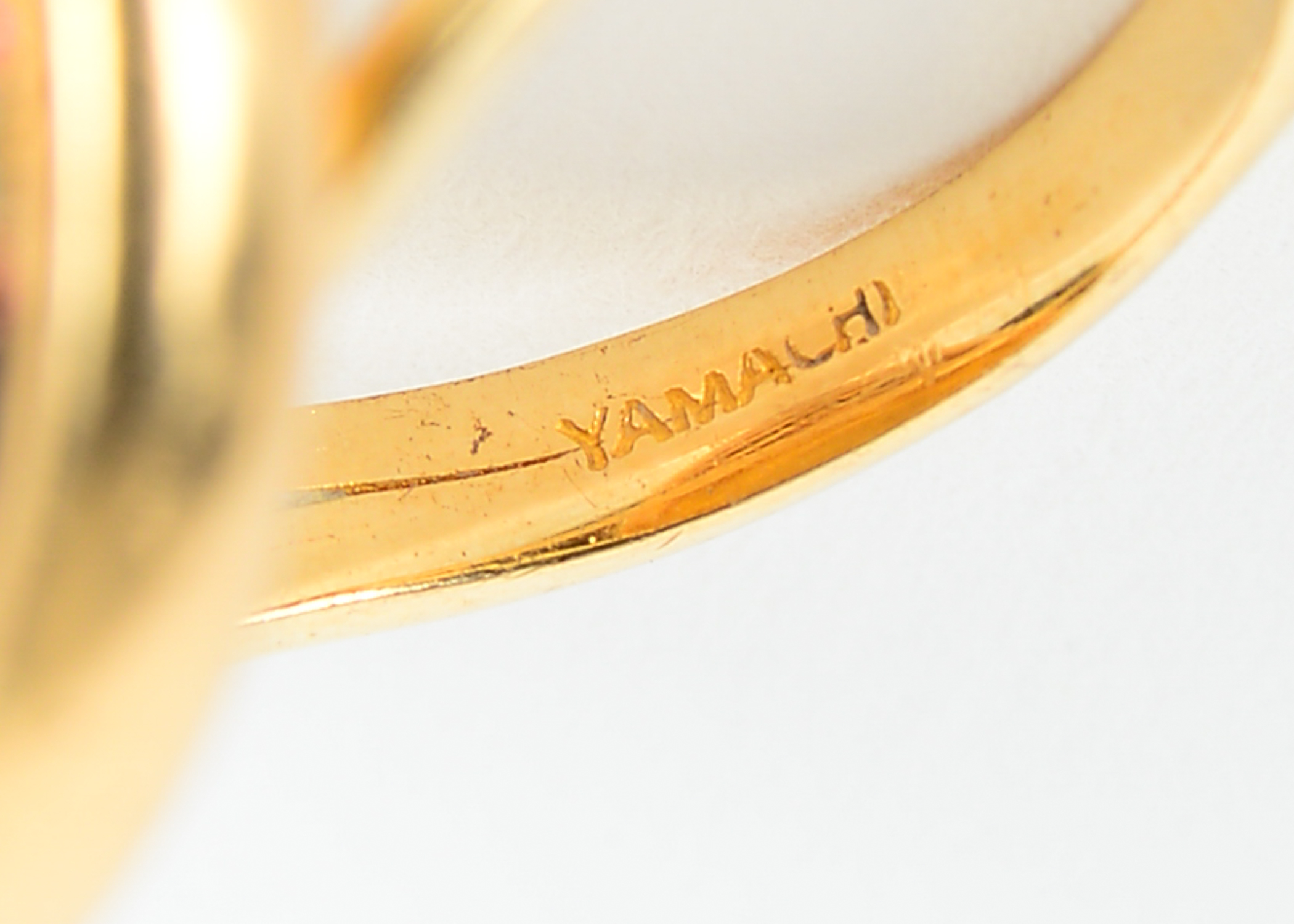 14k Yellow Gold Ruby Ring With Replica Turkish Coin