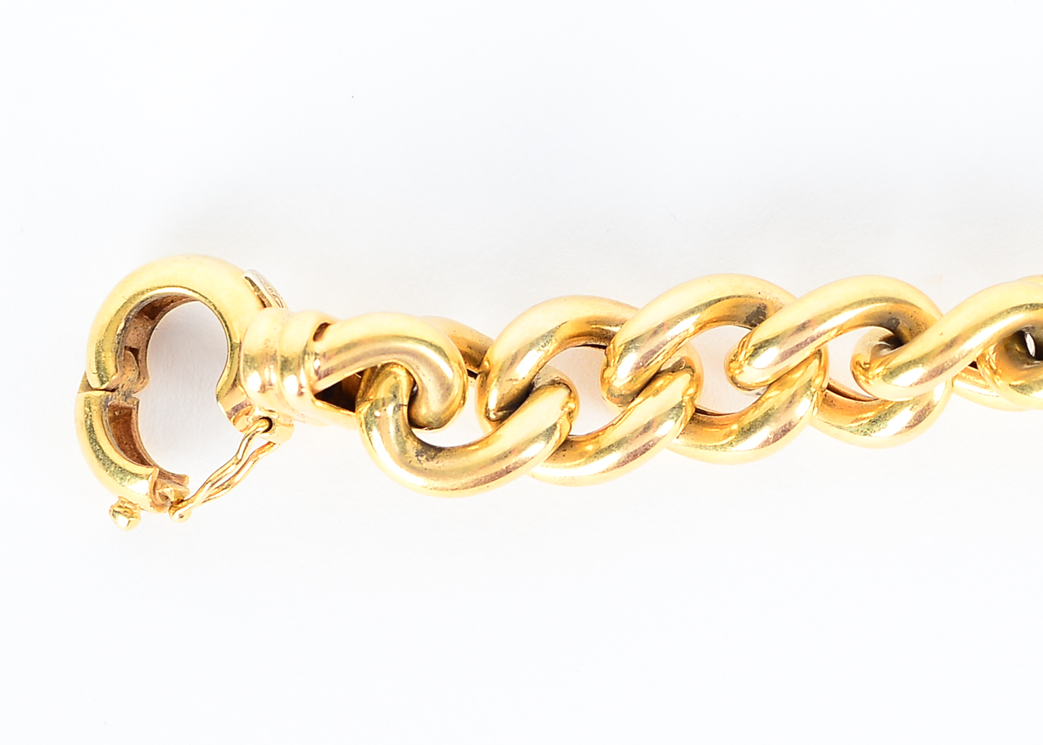 18k Yellow Gold Bracelet With Peridot