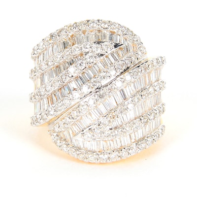 18k Yellow Gold and Diamond Ring 18k Yellow Gold and Diamond Ring